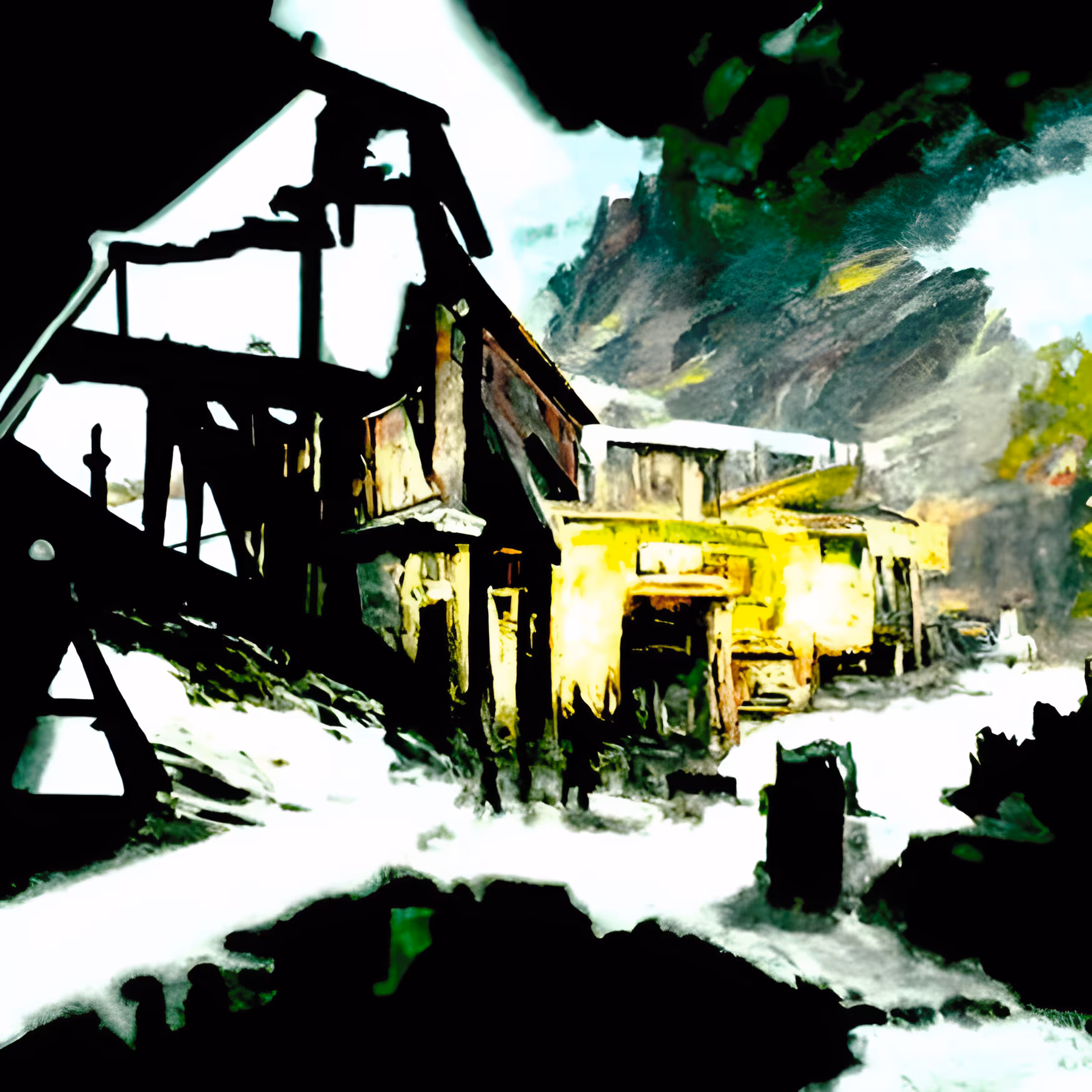 Athena's Concept: Abandoned Mining Town