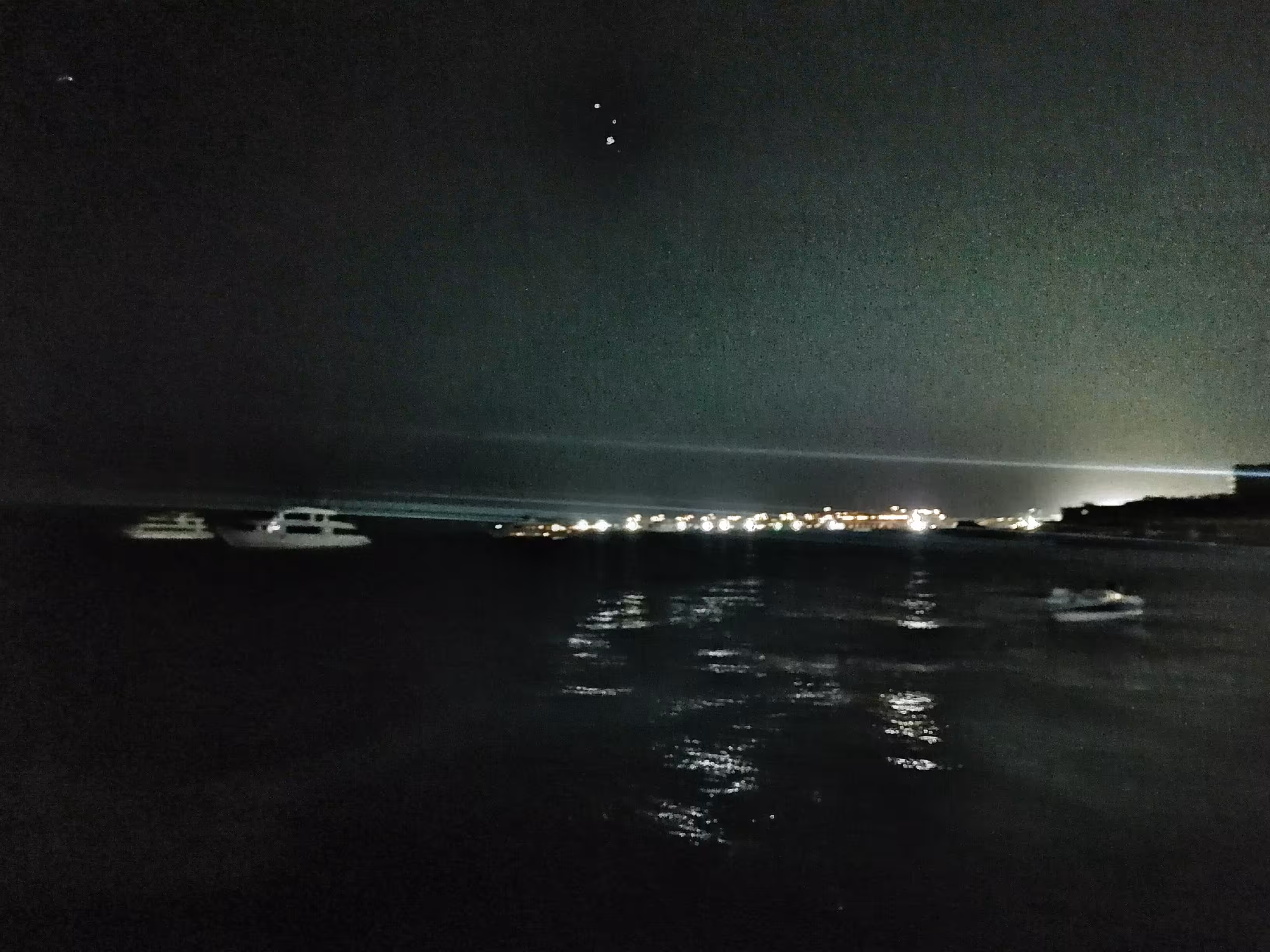 Night on the water