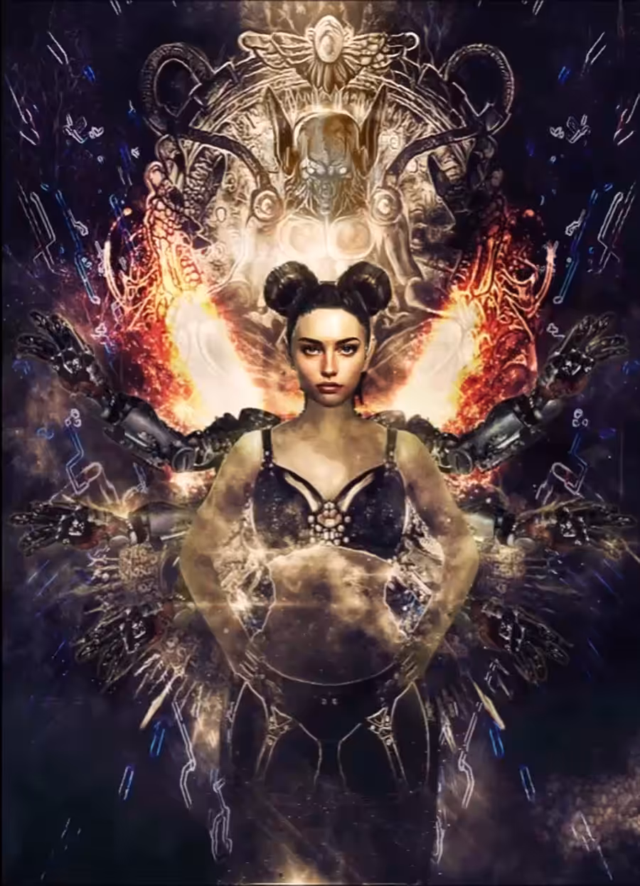 Cyberpunk Goddess