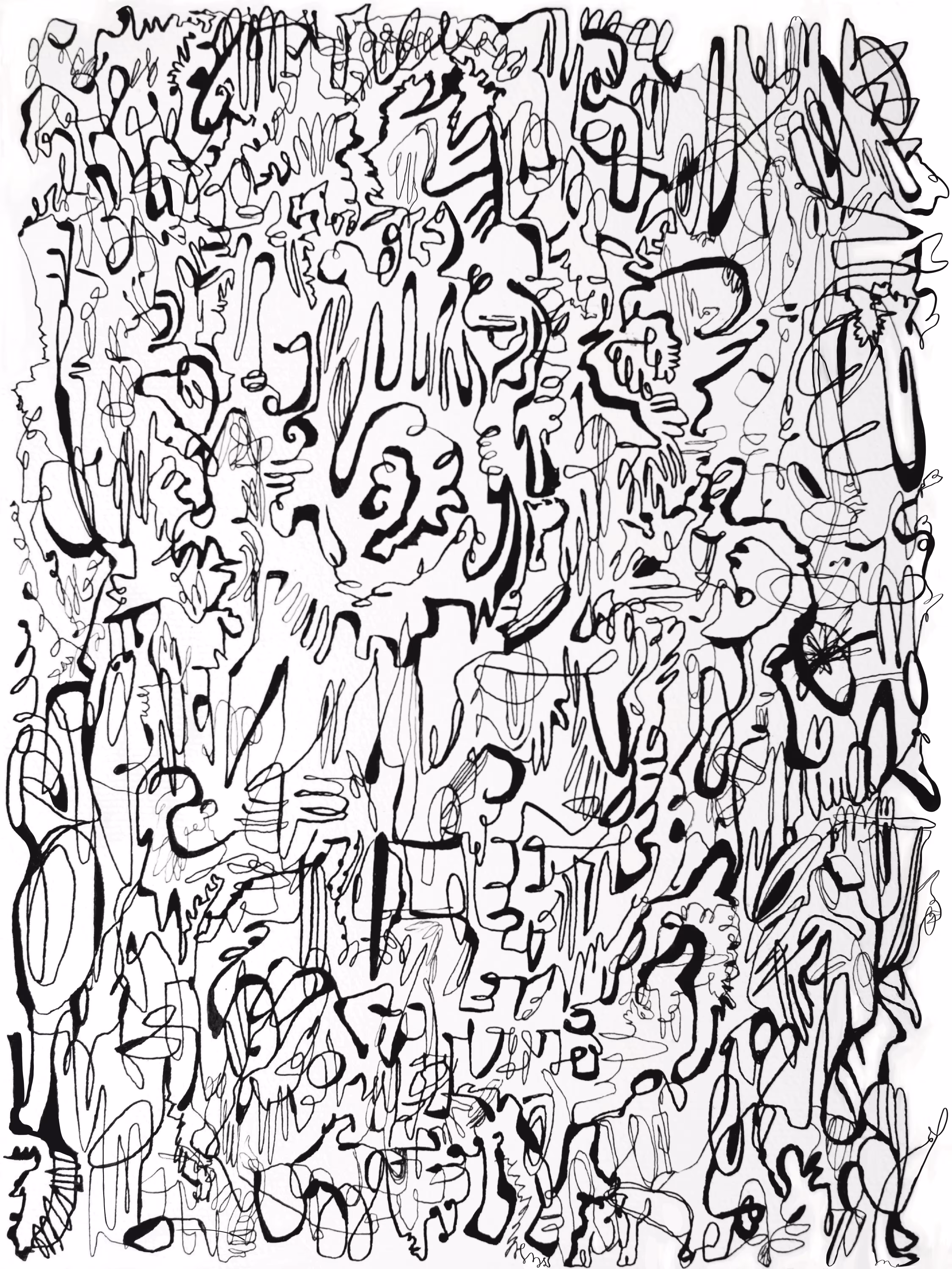 Asemic letter to Junta Militar