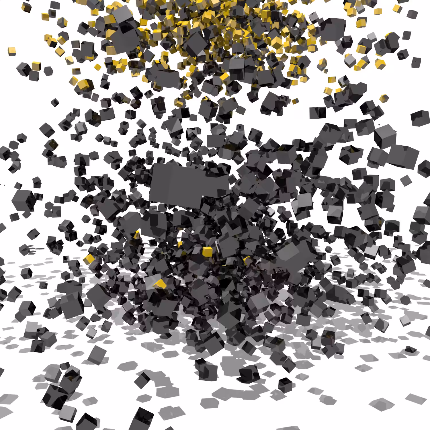 Voxel poppin Black Lego Spaceman