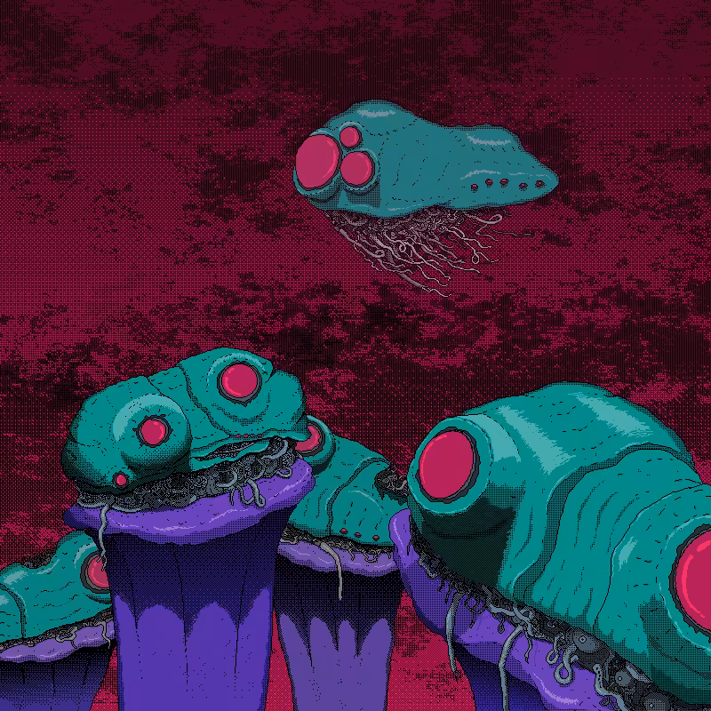 Pixelanktonscape - A Strobilation Site of An Unidentified Jellyfish Species 