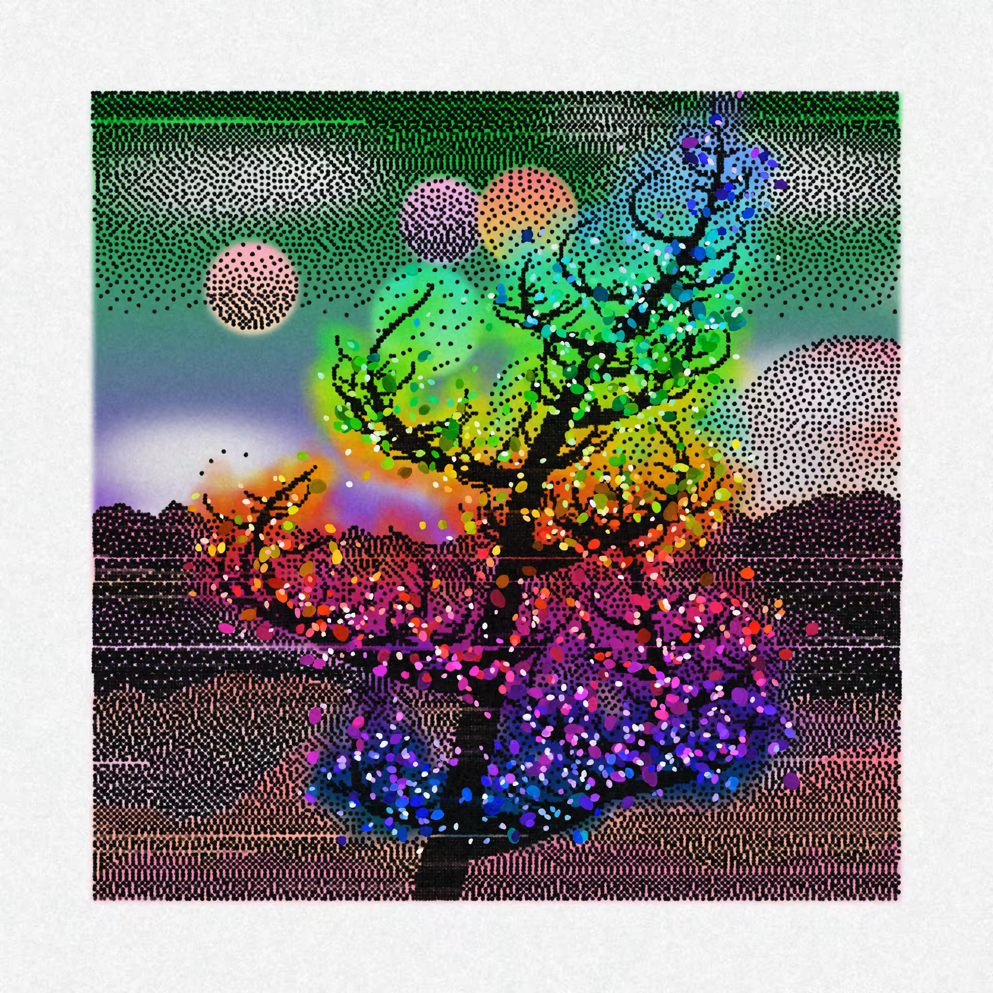 Dithered Branches #78