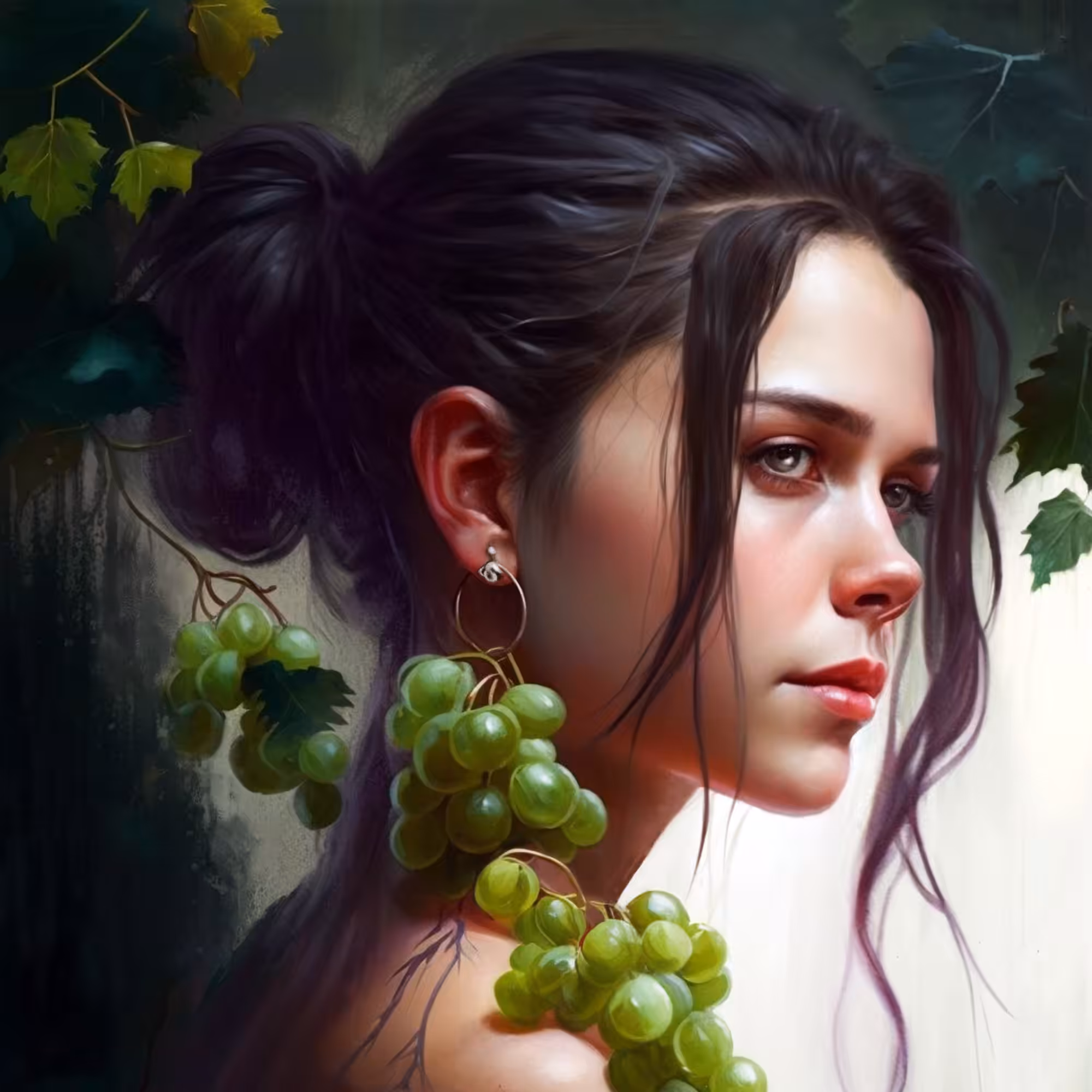Girl with an earring #001