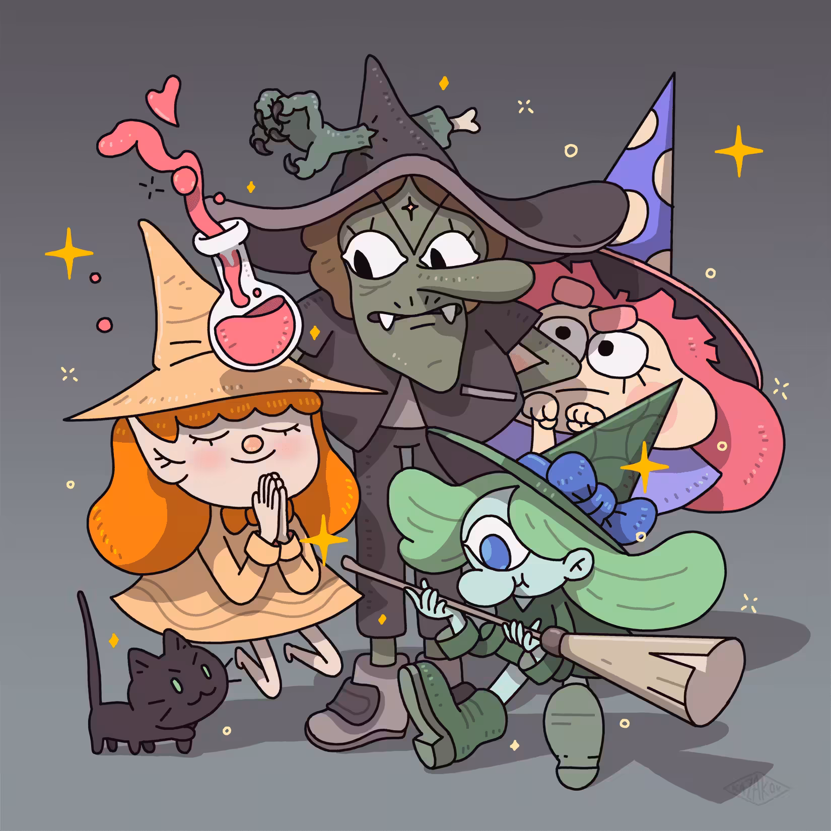 ilyakazakov: Witches