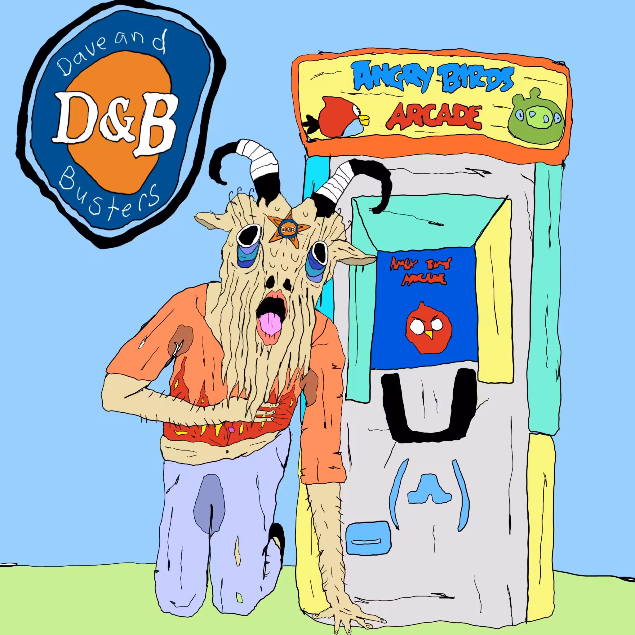 satan quietly dies at dave & busters bar & grill