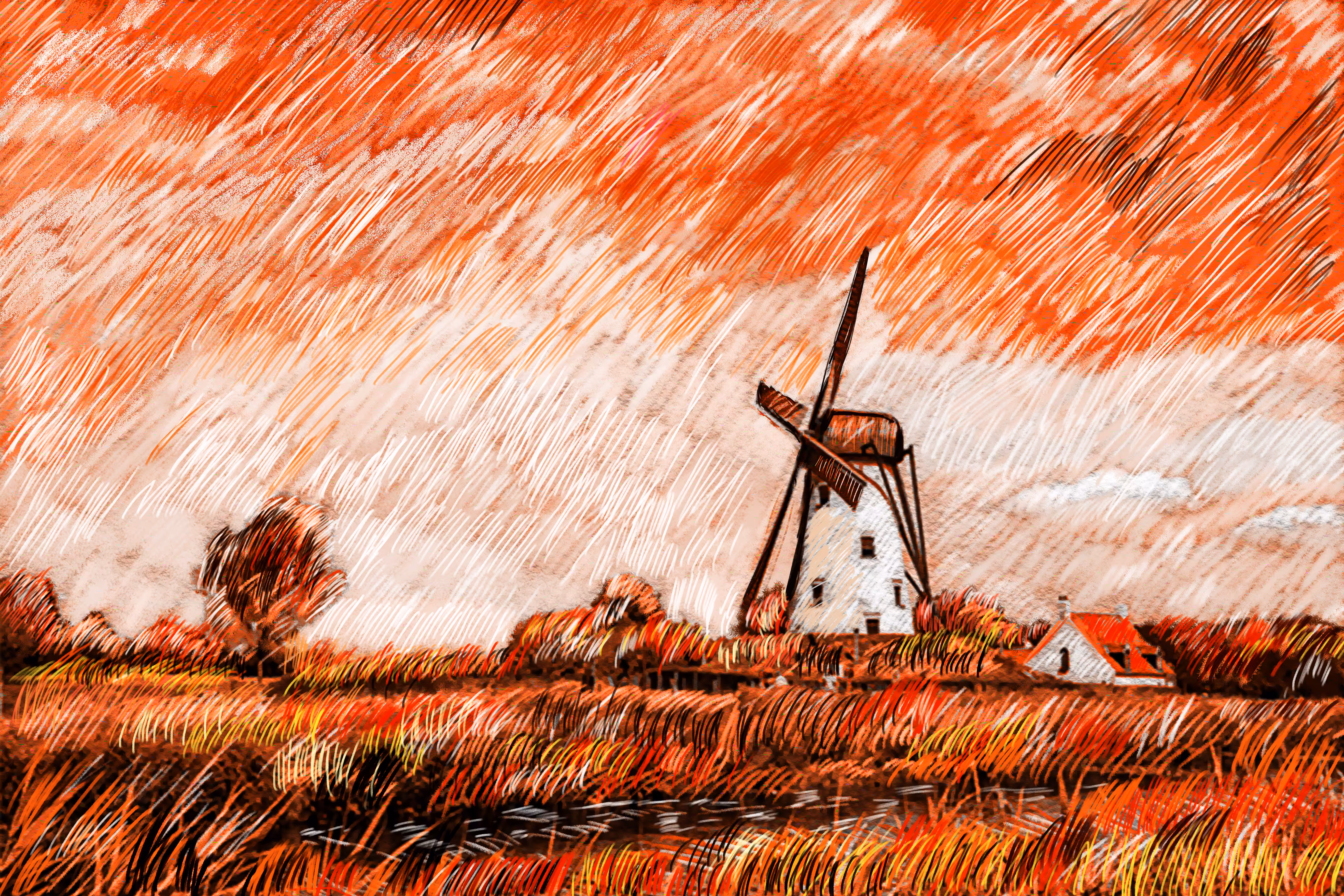 Dutch windmill