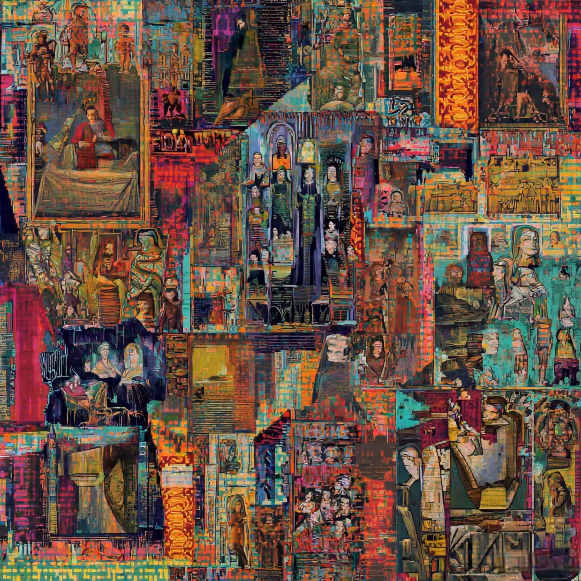 Procession of the Glitched Saints