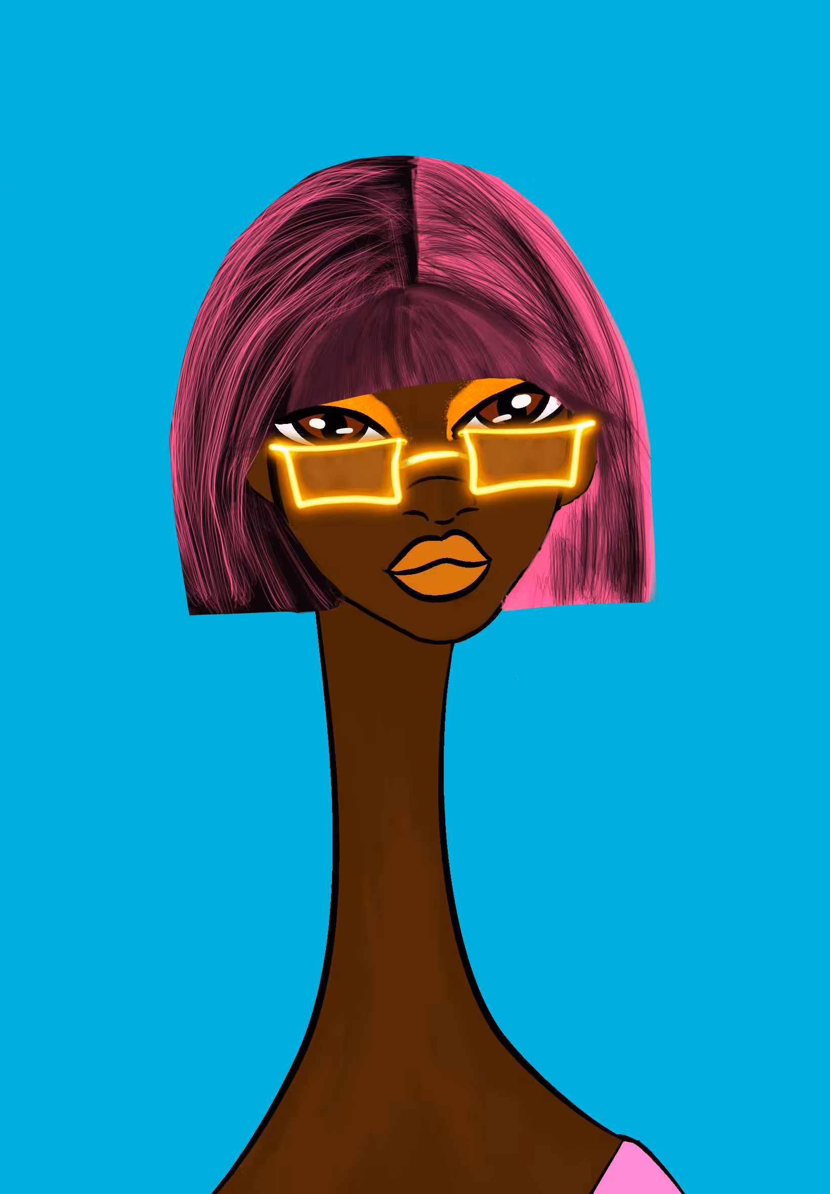 Long Neckie Ladies: Long Neckie Lady #1276