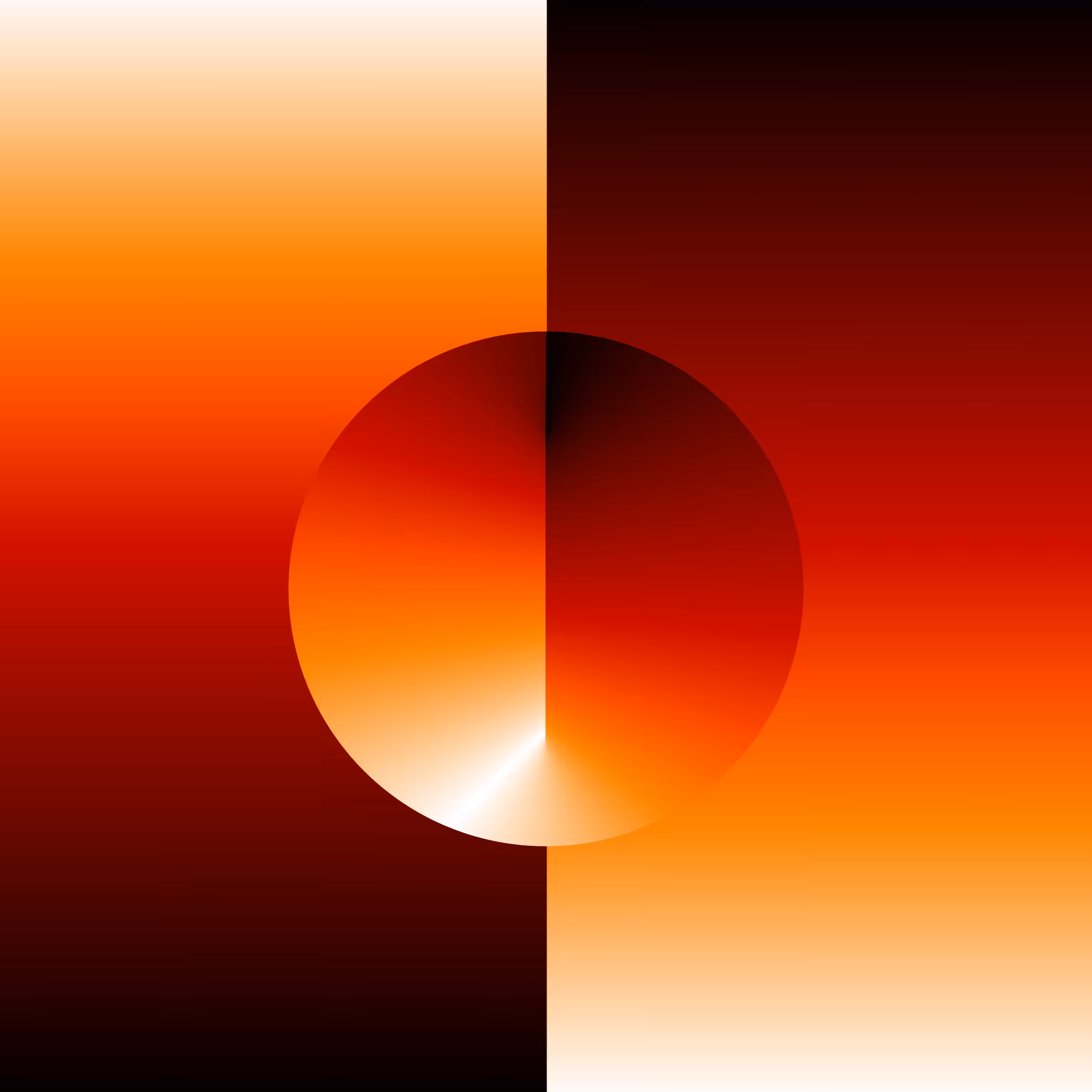 Monochromatic Divided - Red