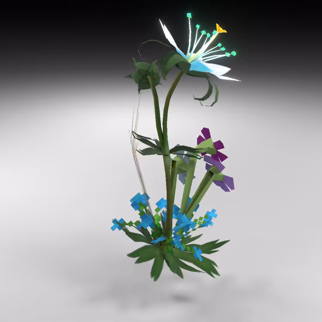 Hand-hacked Bouquet 23
