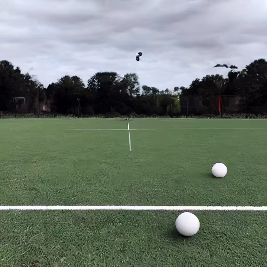 "three balls thrown in the air to get a straight line" attempt #18