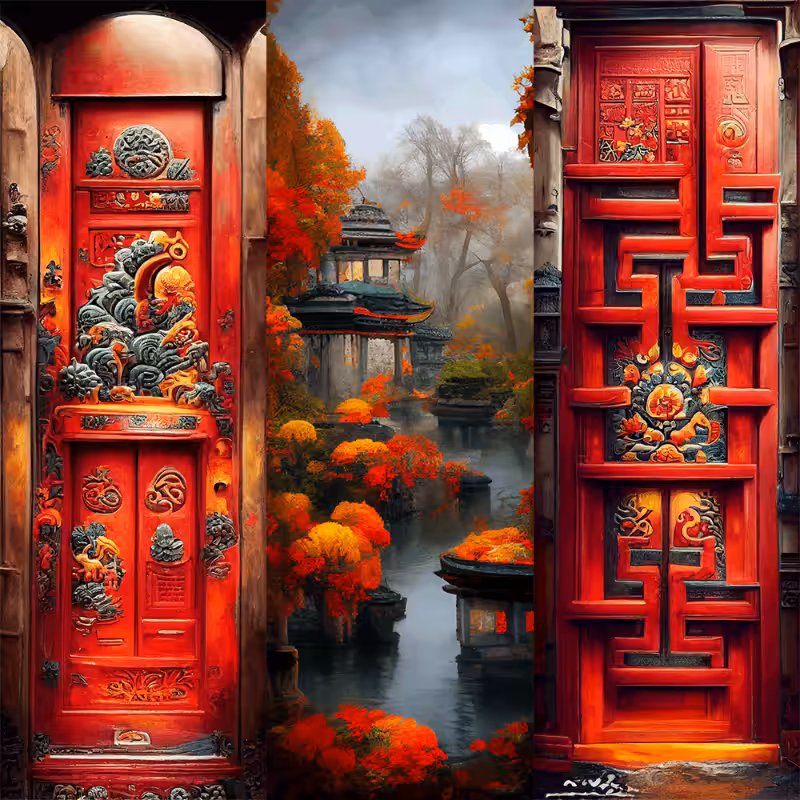AI Chinese Garden #4