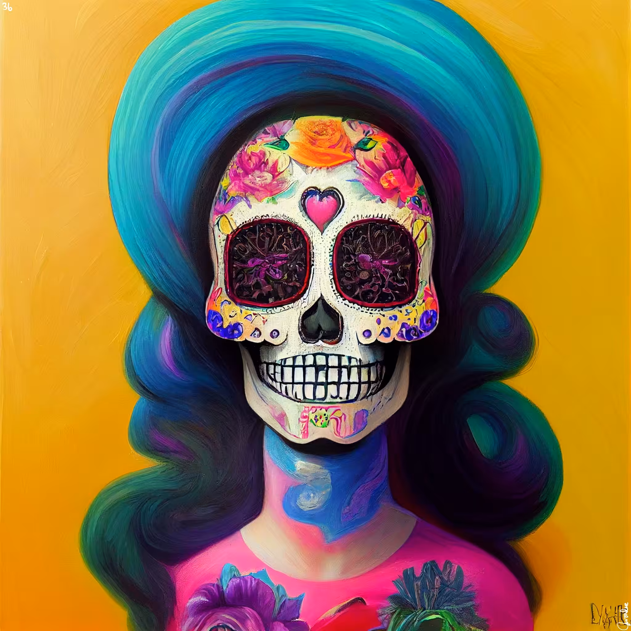 sugar skull #36