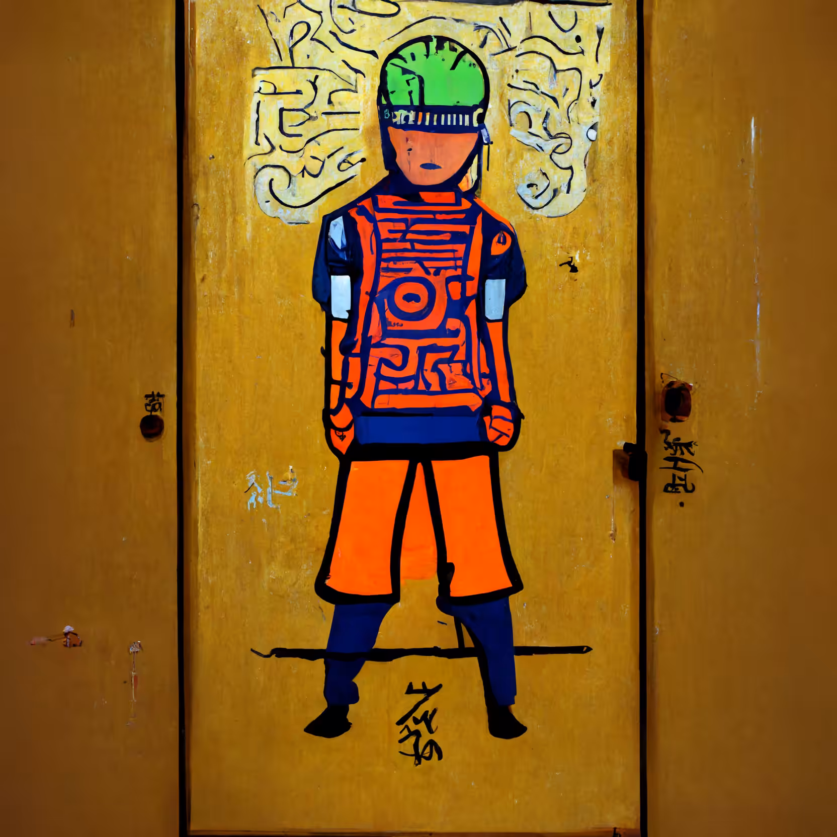 POP ART COLLECTION: ORANGE NINJA 3