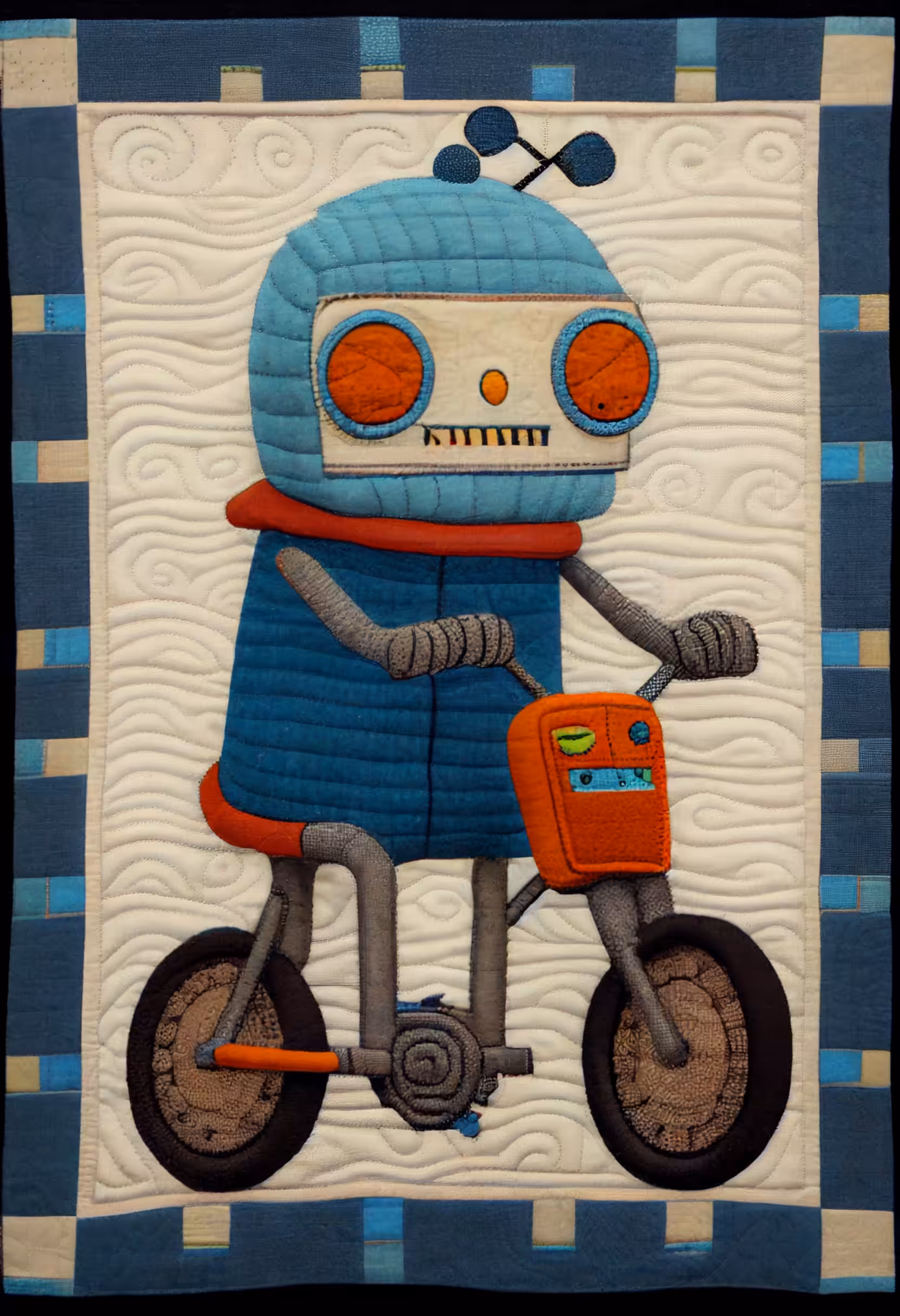 Quilted Bike Robot II