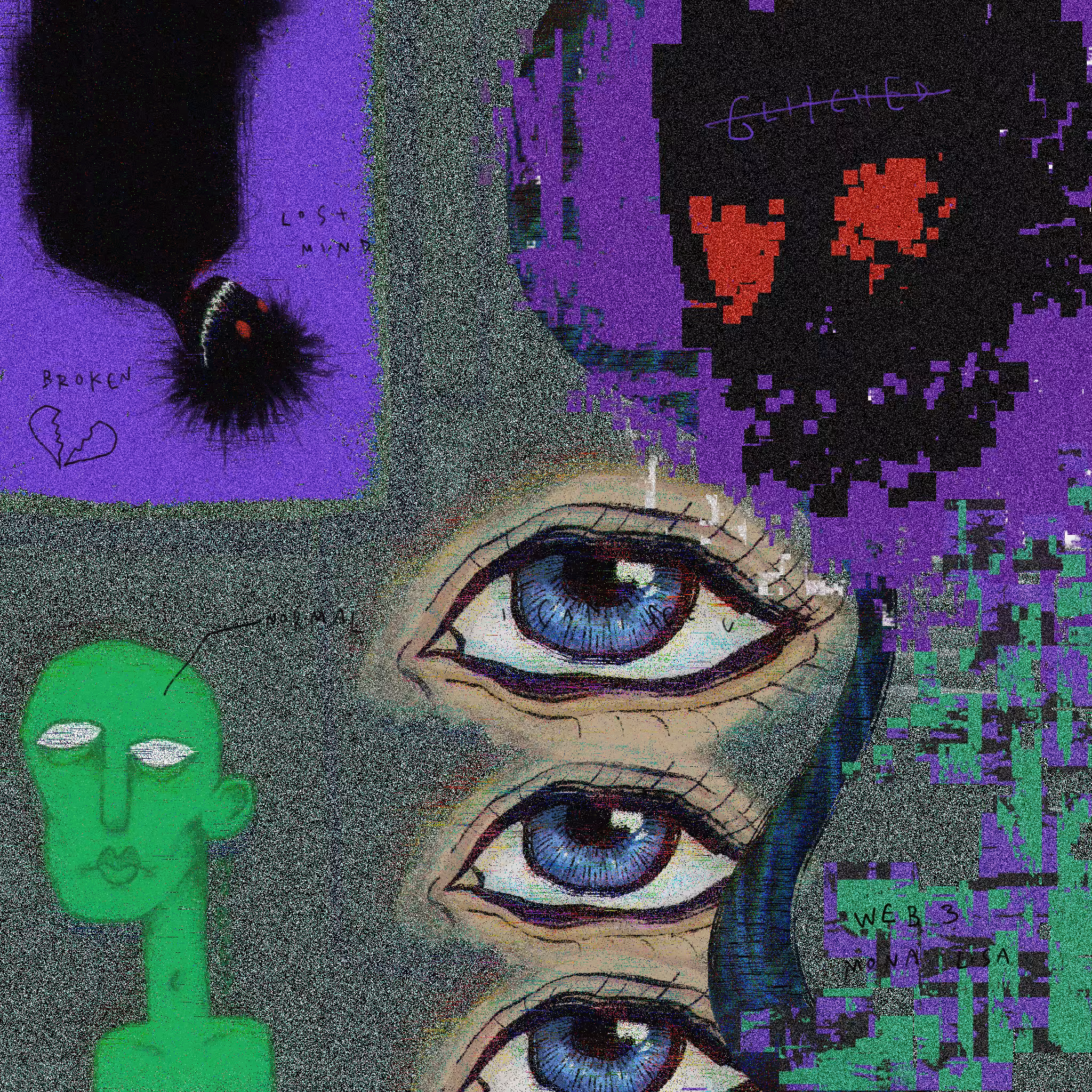 Glitched mind