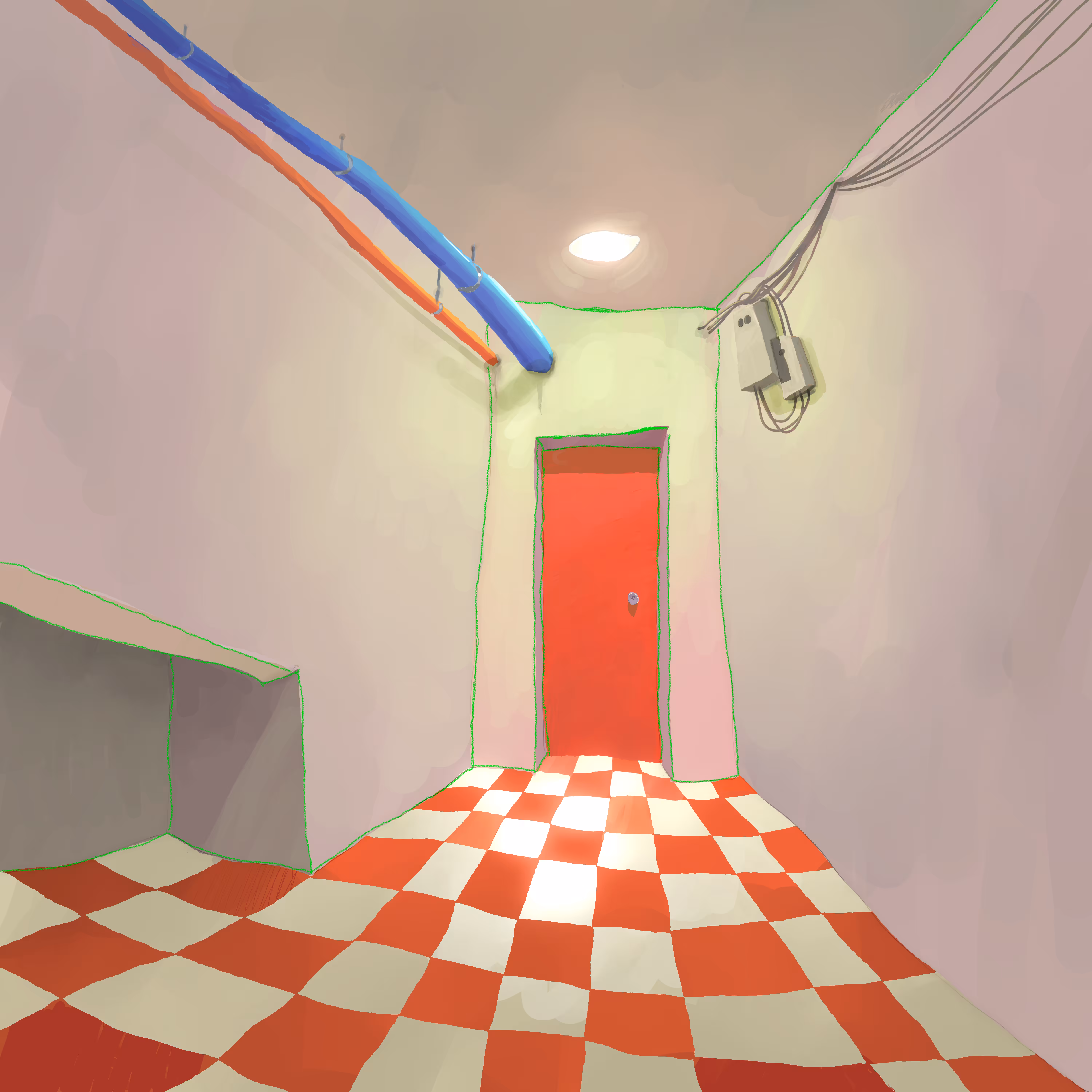 Lost in the Hospital basements
