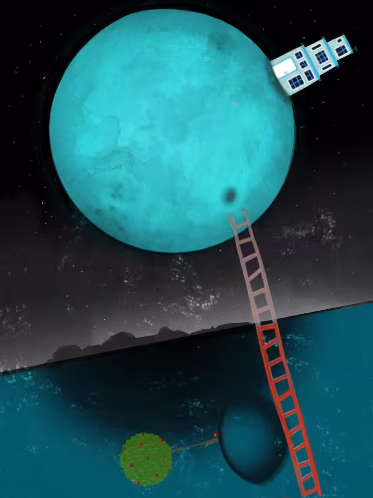 A house on the moon