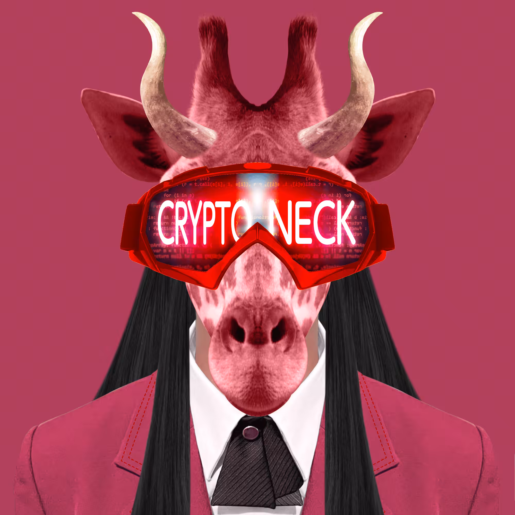 Cyber zoo girl + Crypto Neck