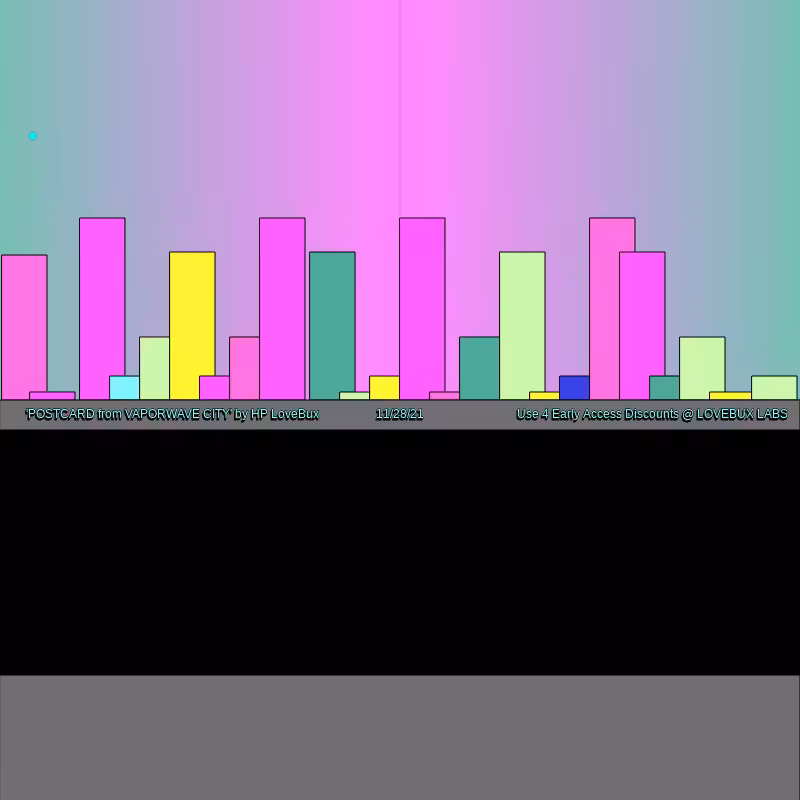 Vaporwave CITY: "Seek the Black Sun" #21