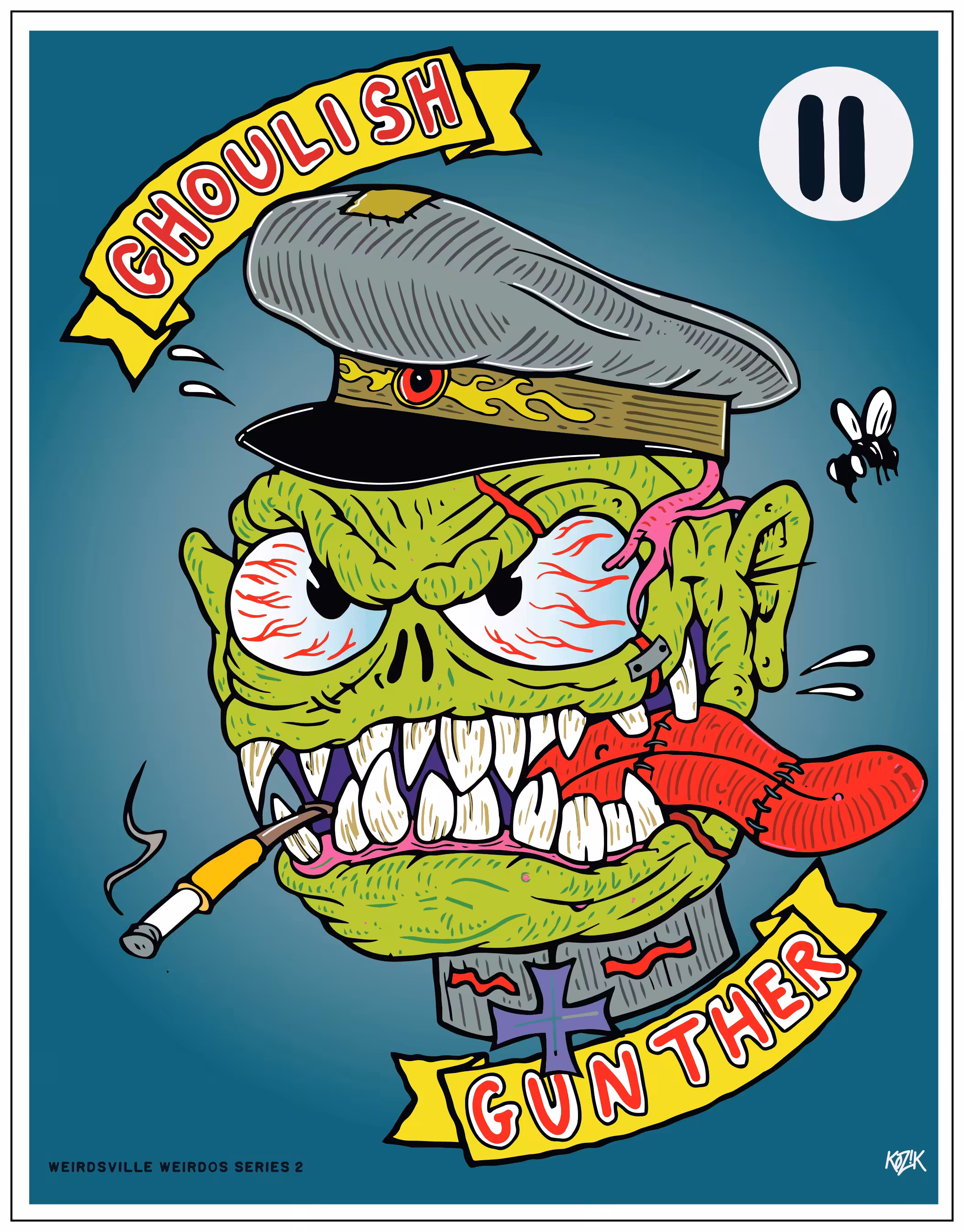 Weirdville Weirdos Series 2: Ghoulish Gunther. 11/12