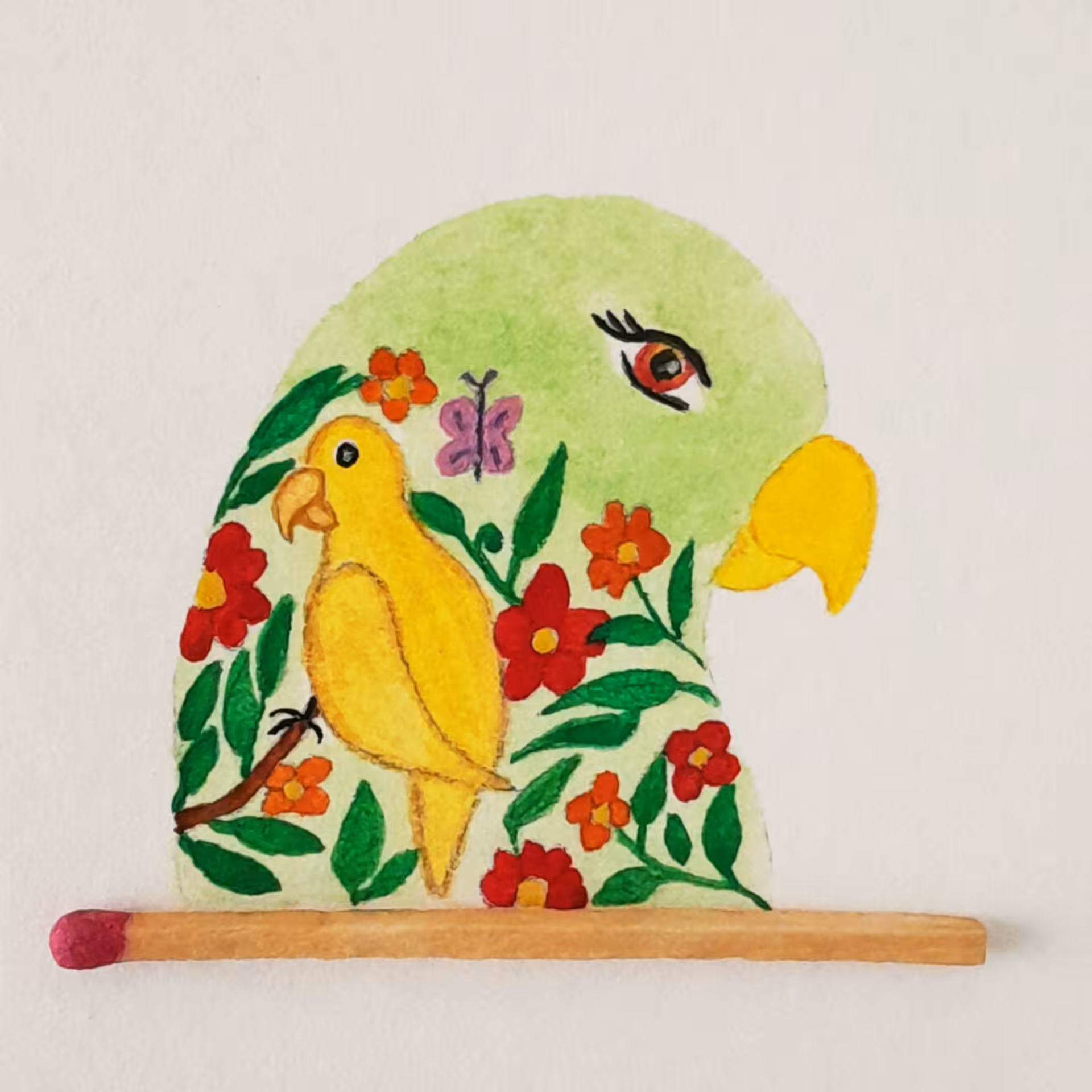  Matchstick: Parrot 6