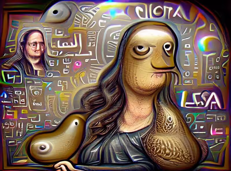 Abraham's First Works: mona lisa cryptodickbutt