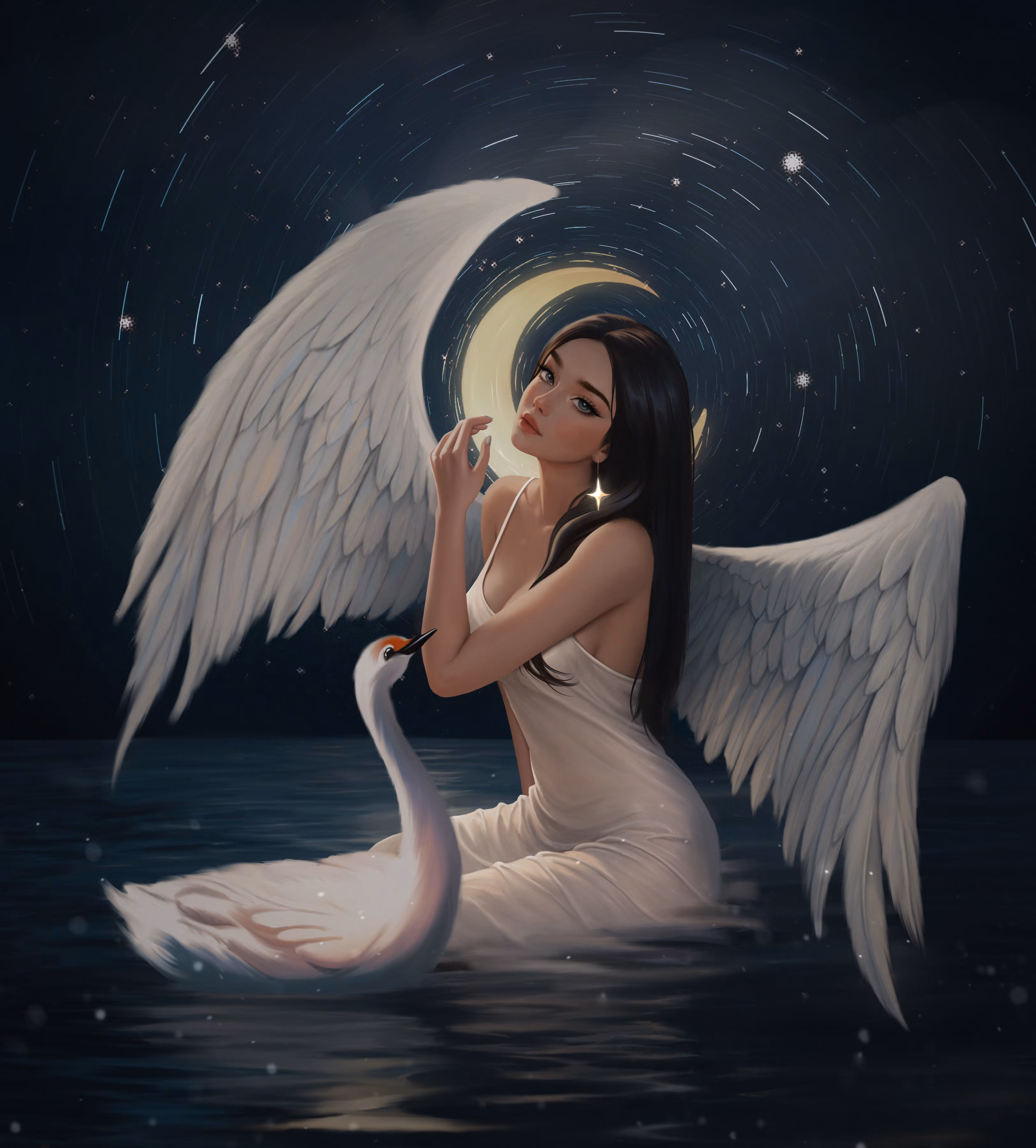 Under the moonlight
