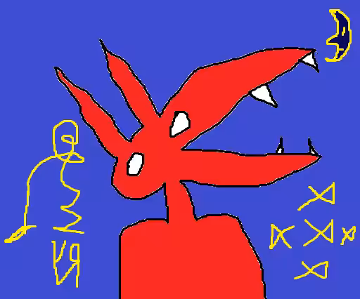 MANIFESTATIONS (2026): "Red Jerk Monster" by Richard F. Yates (Holy Fool)