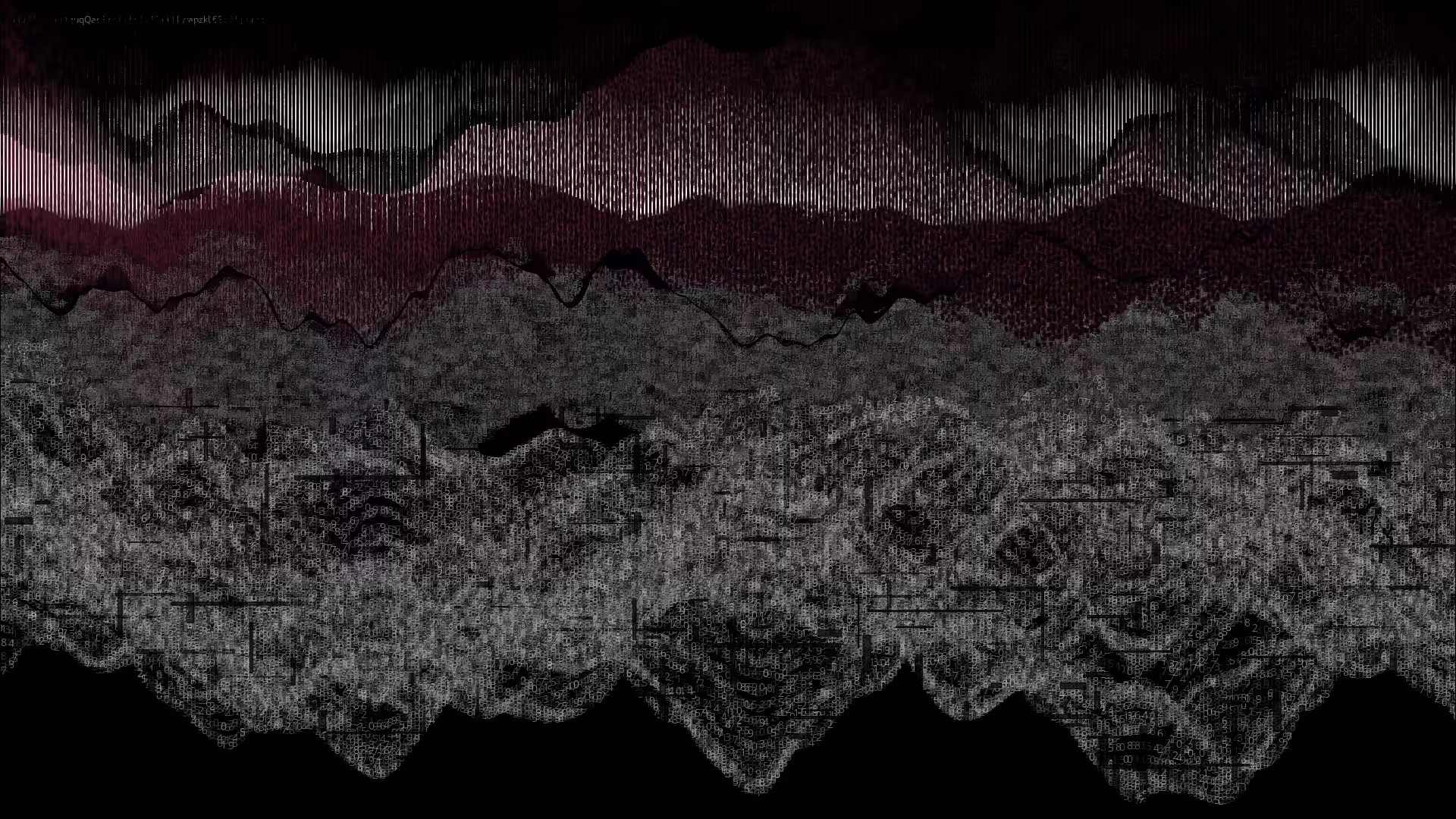 Pixel rain in a data landsacape #103
