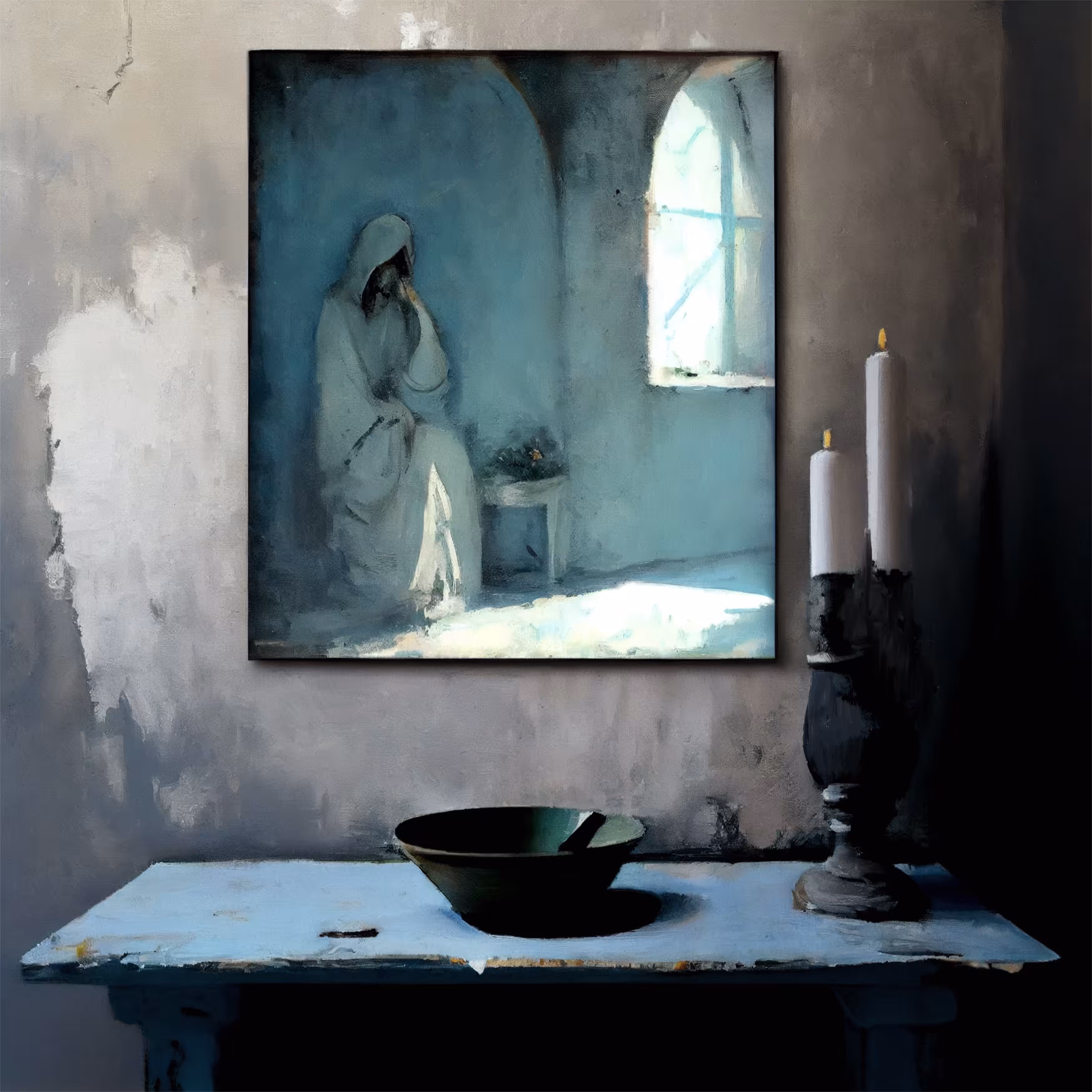 House with the Ghosts: Painting with Jesus