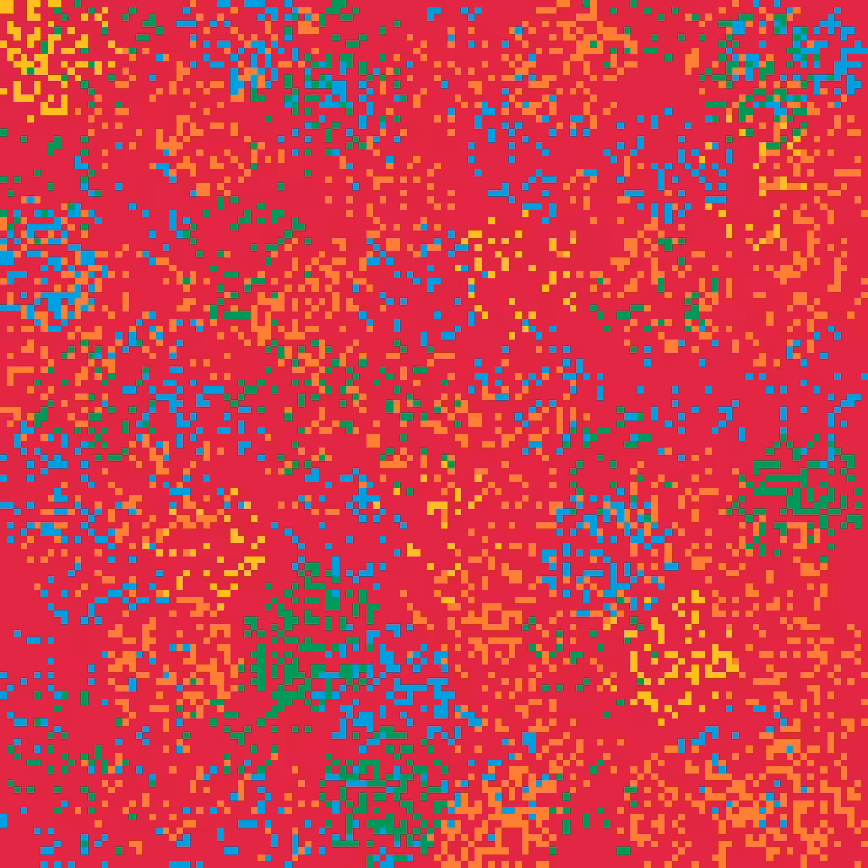 Blocks of RGBYO #4