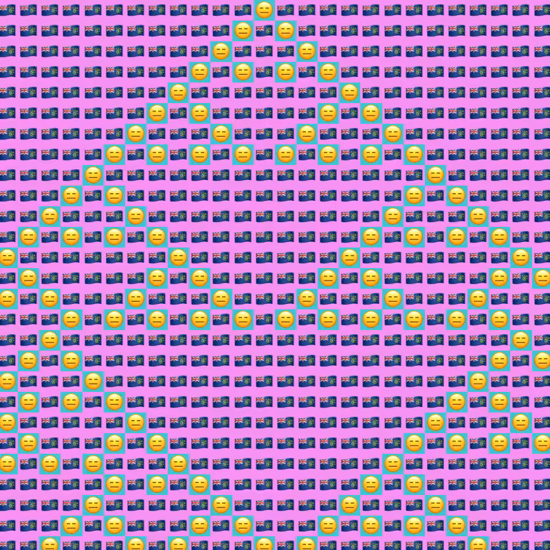 Elementary Cellular Emoji Automata #483
