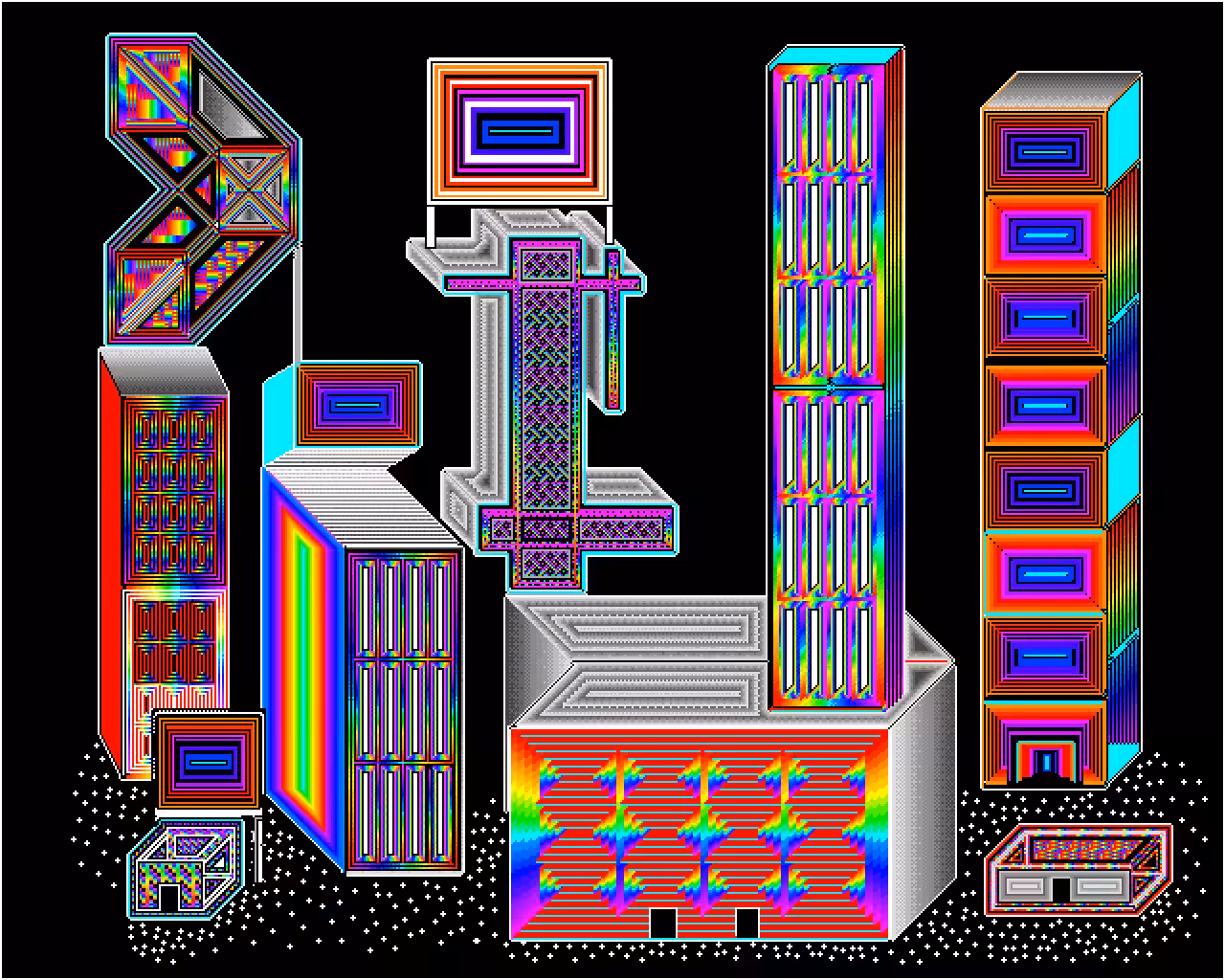 Cuboid Vortex City 1