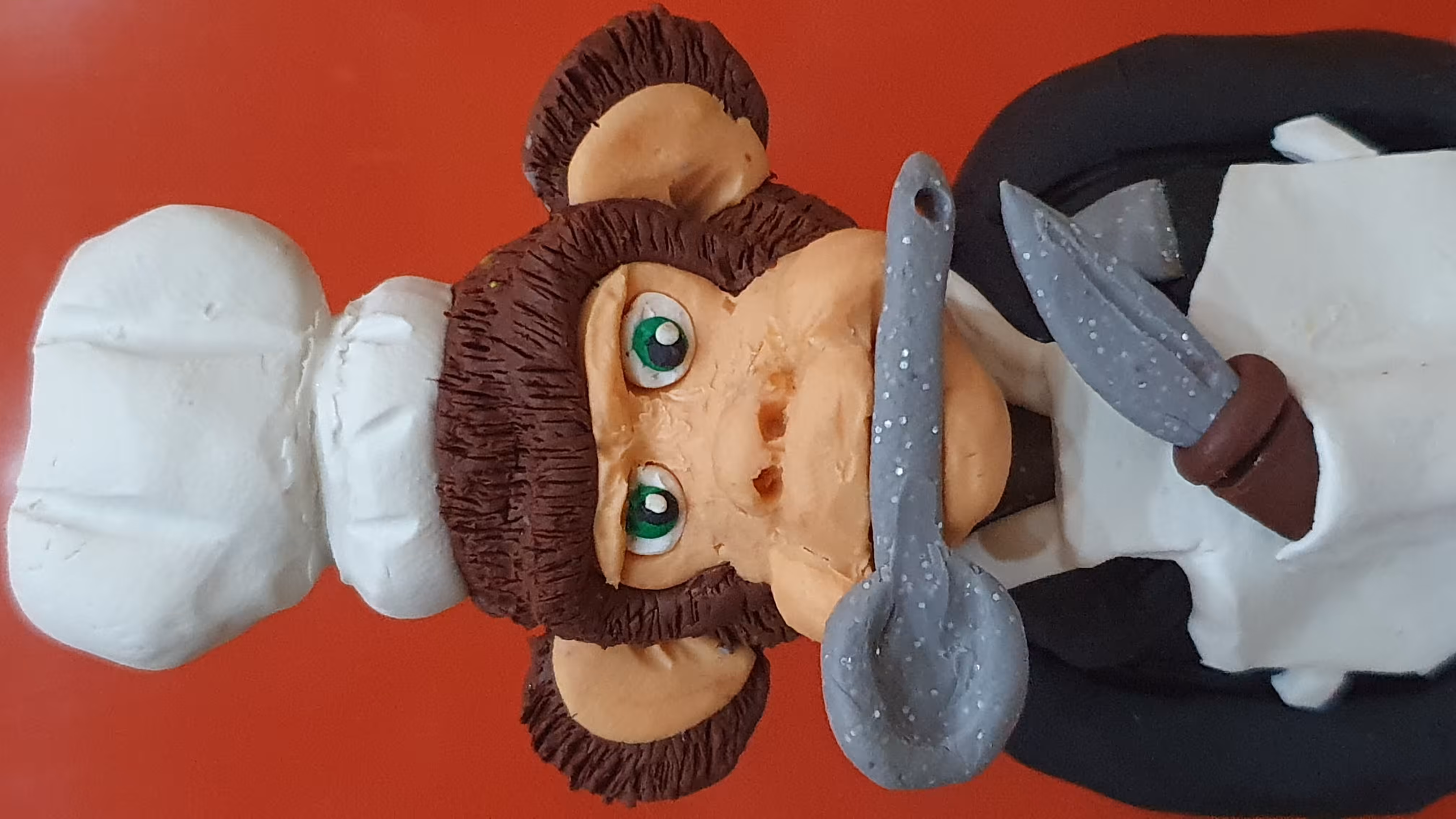 #46 Clay Collectible Ape Chef 