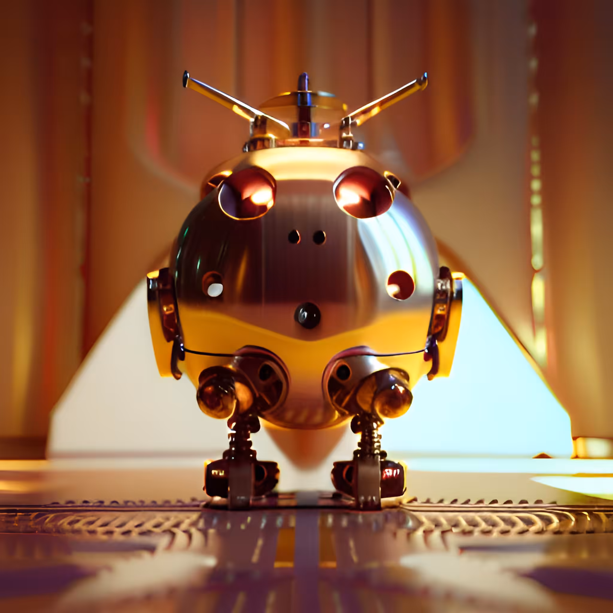 Golden Robotic Apples #8