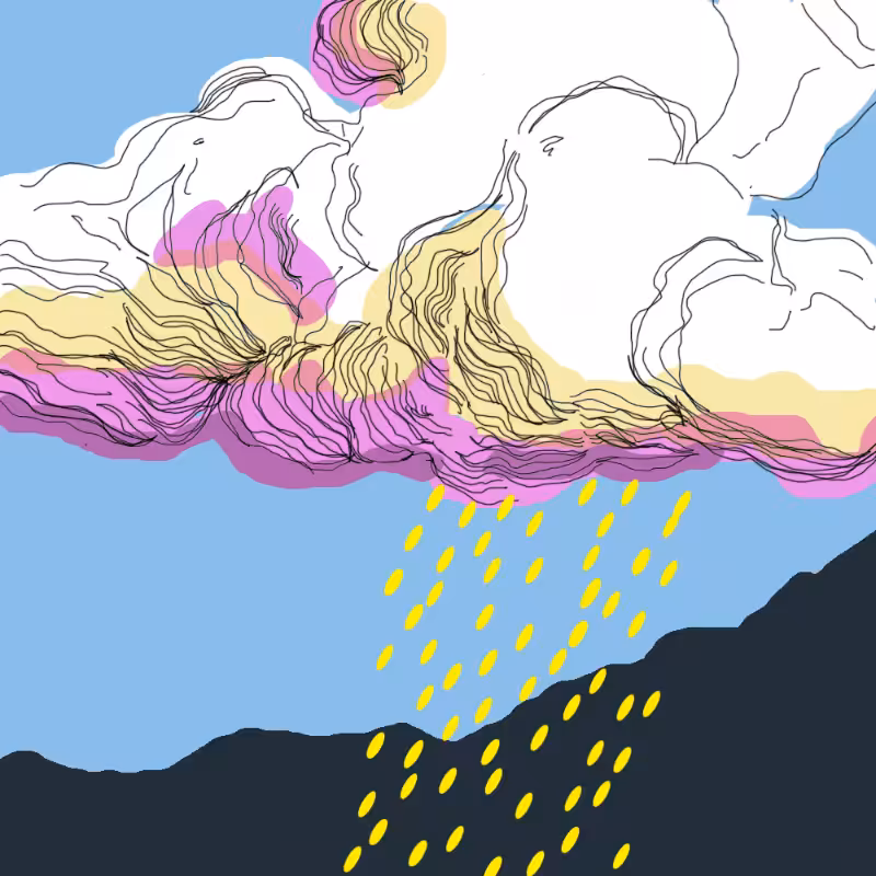 colorful rain #3