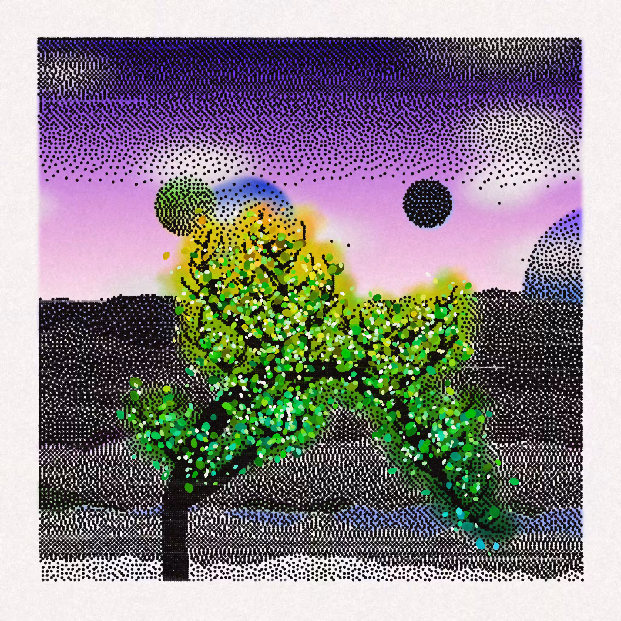 Dithered Branches #44