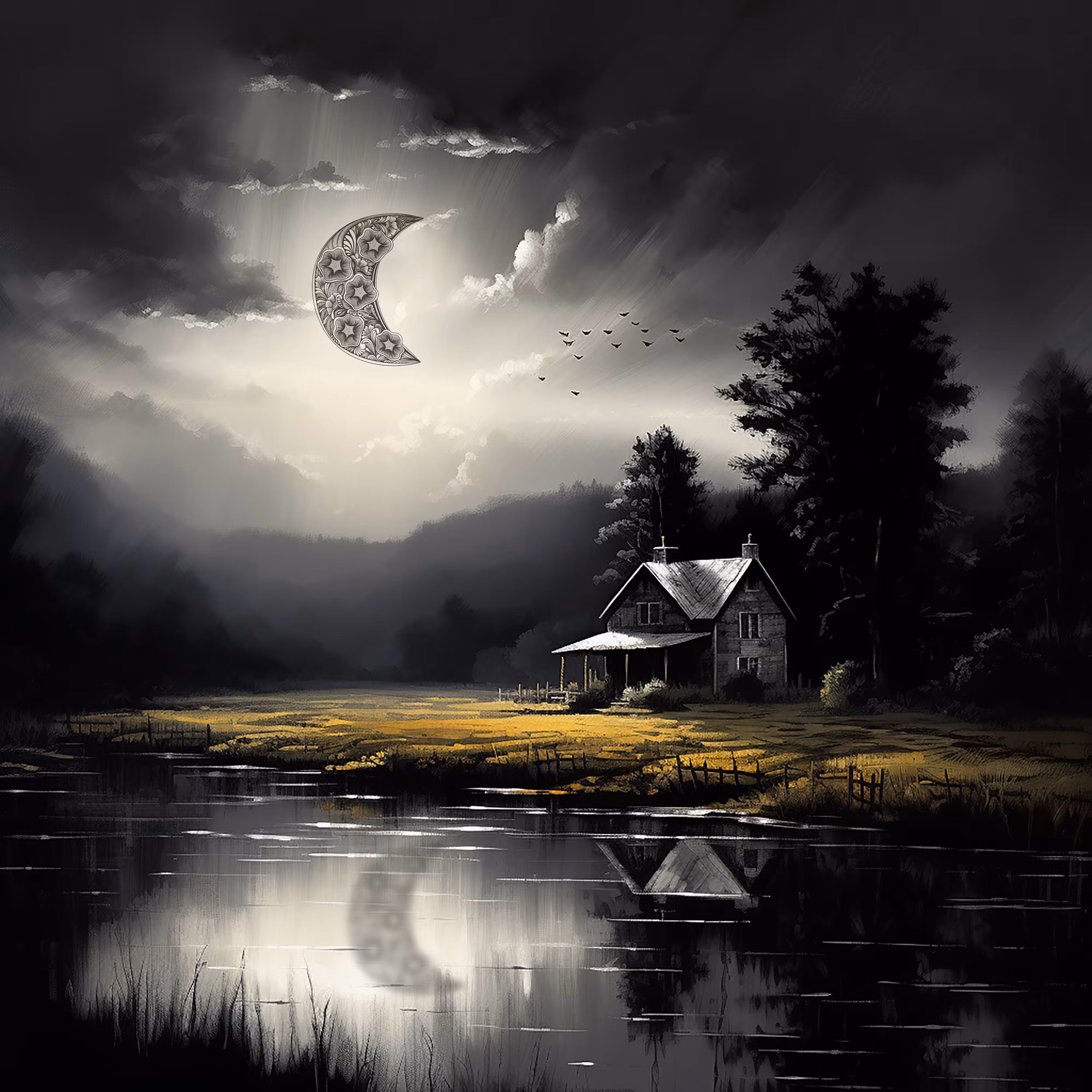Night Pastoral 2023 PeterArt18 x LUNA by ANNA ZUBAREV