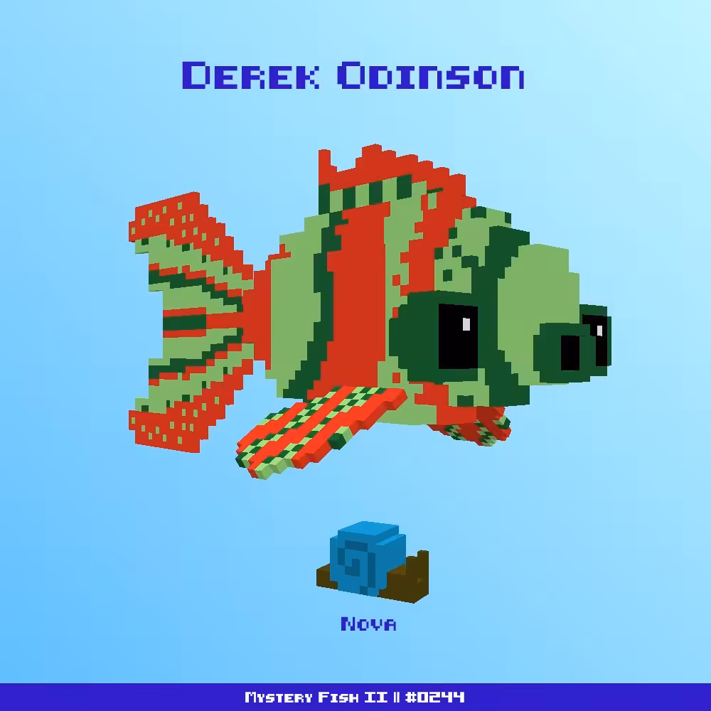 Derek Odinson :: Mystery Fish 0244/1000 