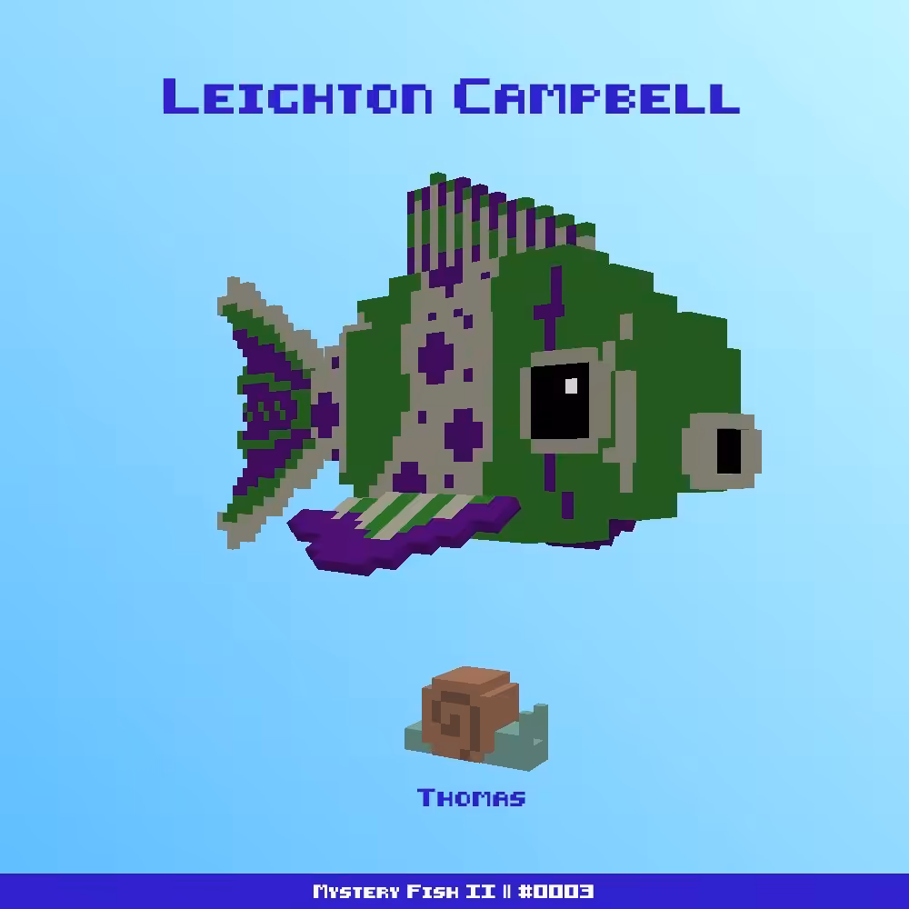 Leighton Campbell :: Mystery Fish 0003/1000 