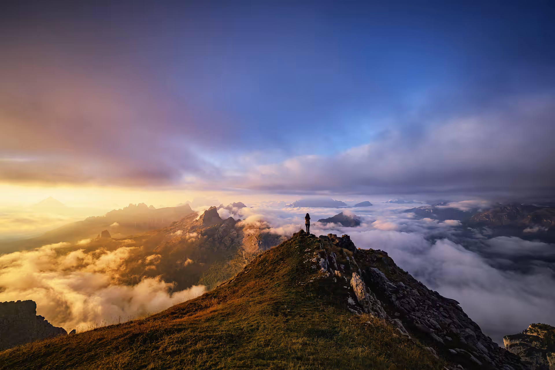 Above the clouds