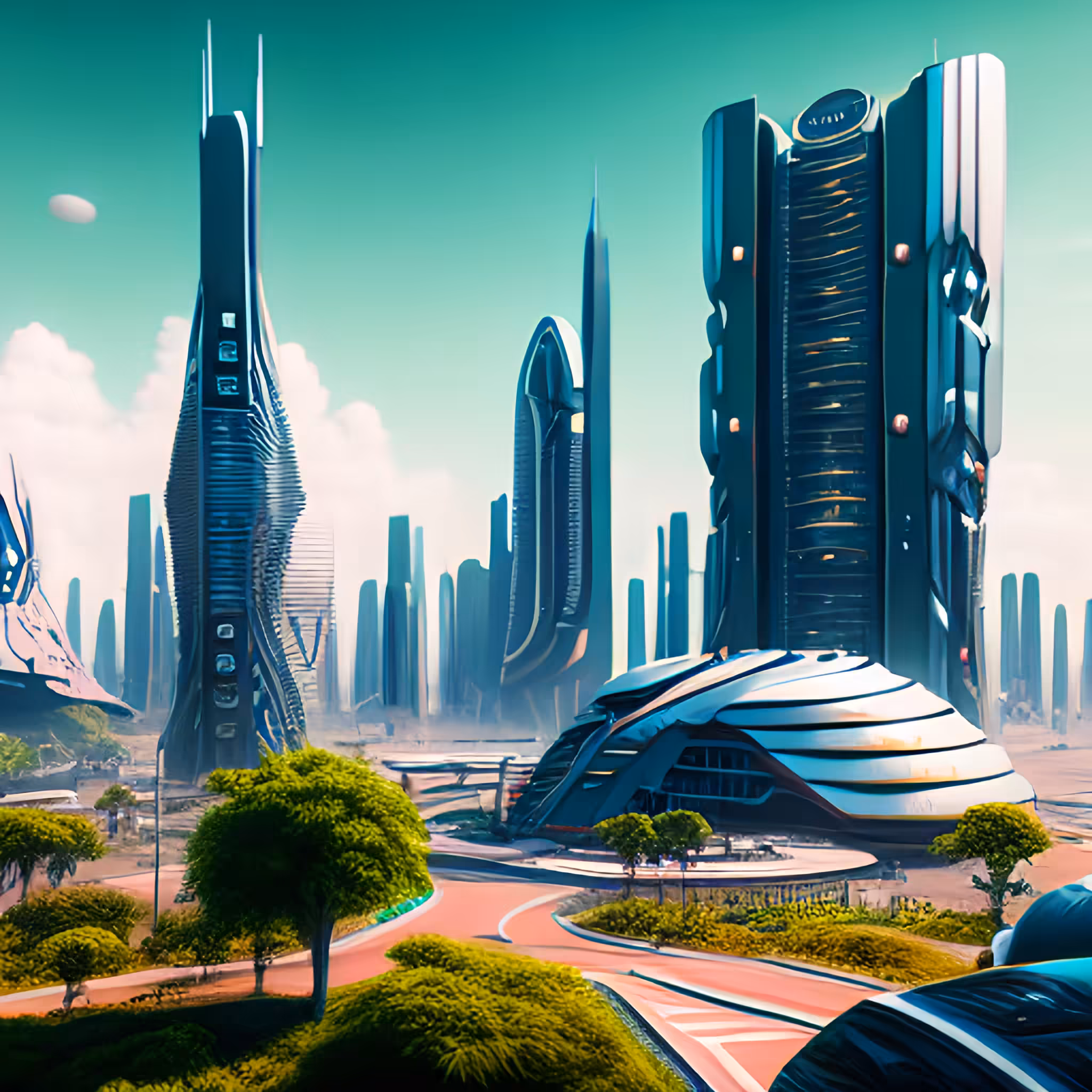 FUTURISTIC CITY #71