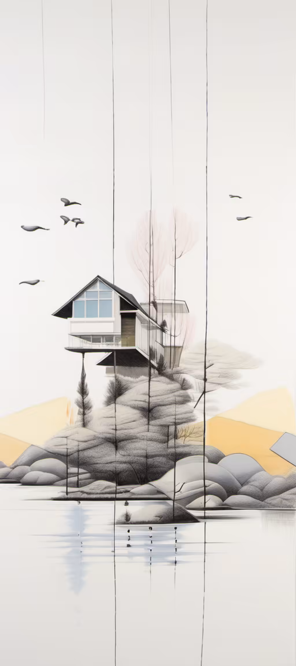 Tall Houses + Trees #12