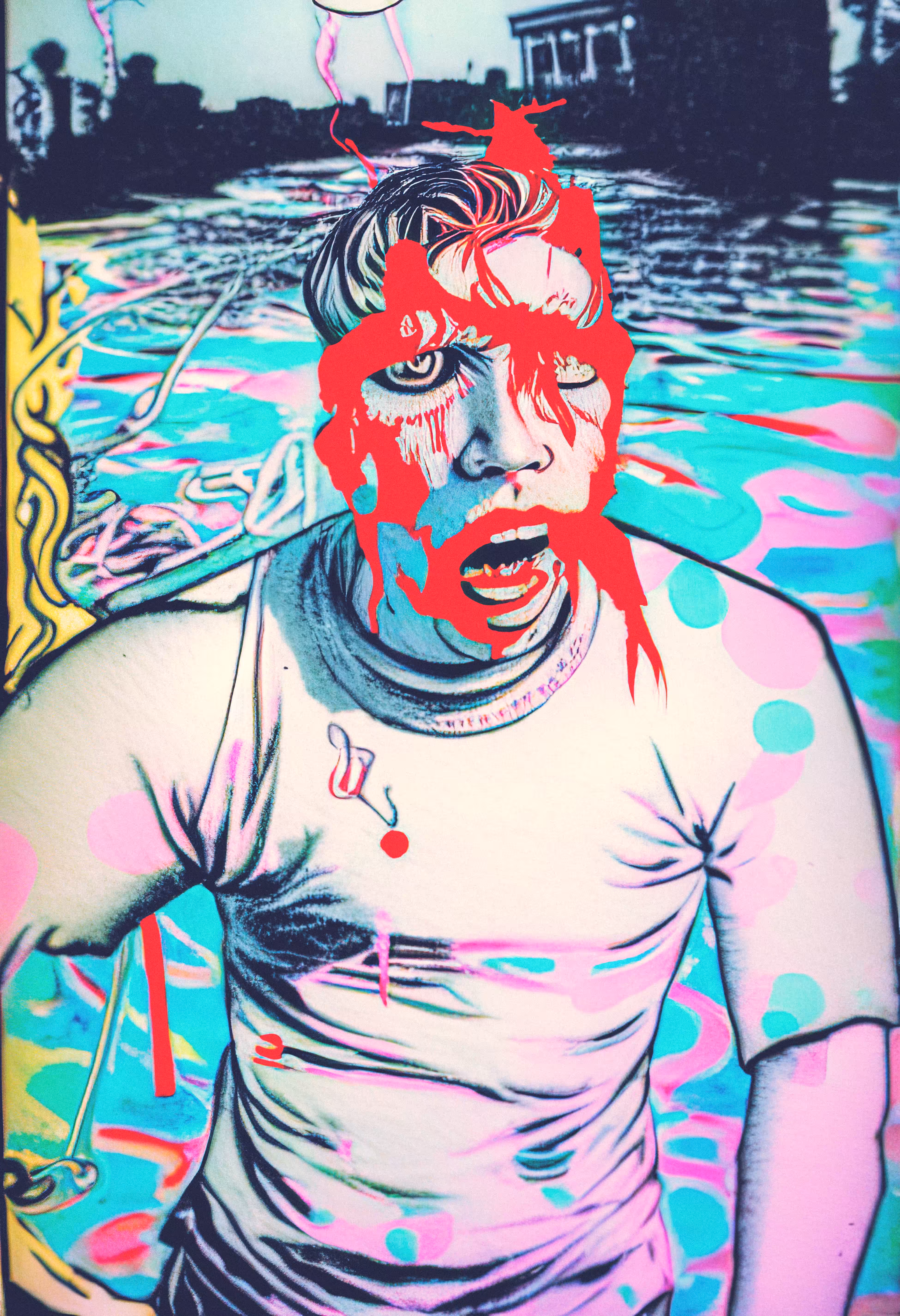 Catfish Noodling the River Styx