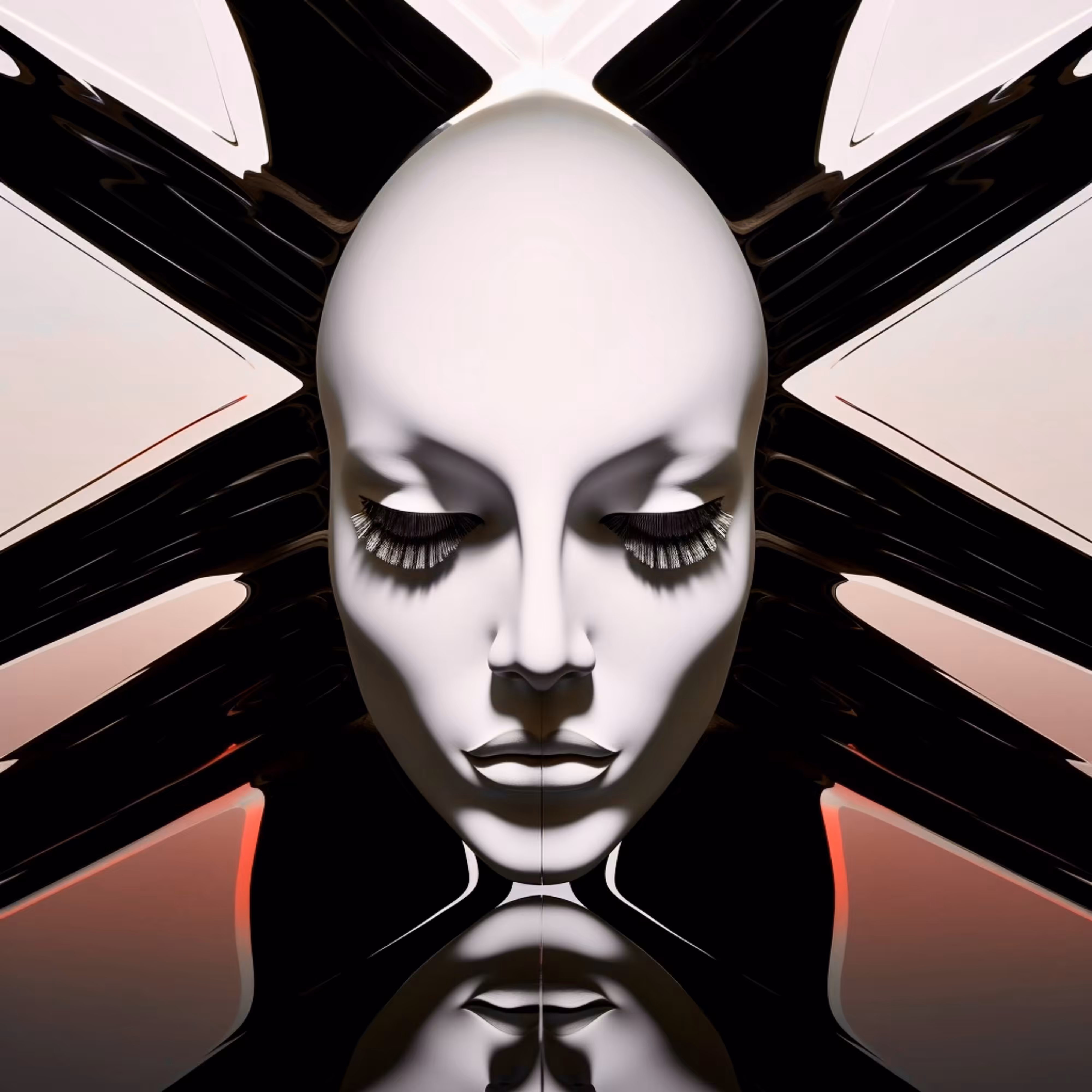 "Geometric Heads: A Journey Through Art"