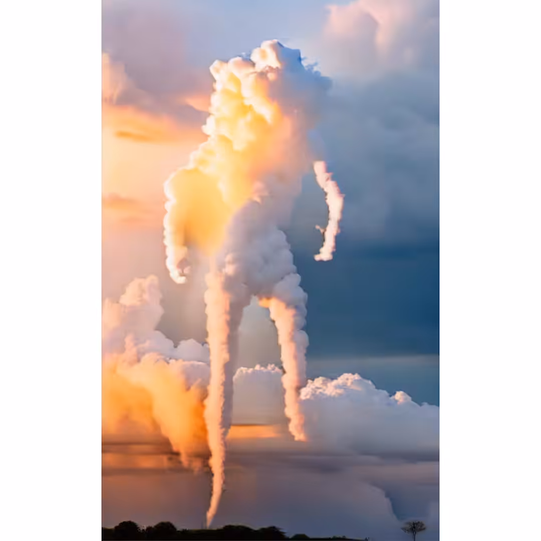 “Uploading to the big golden cloud”