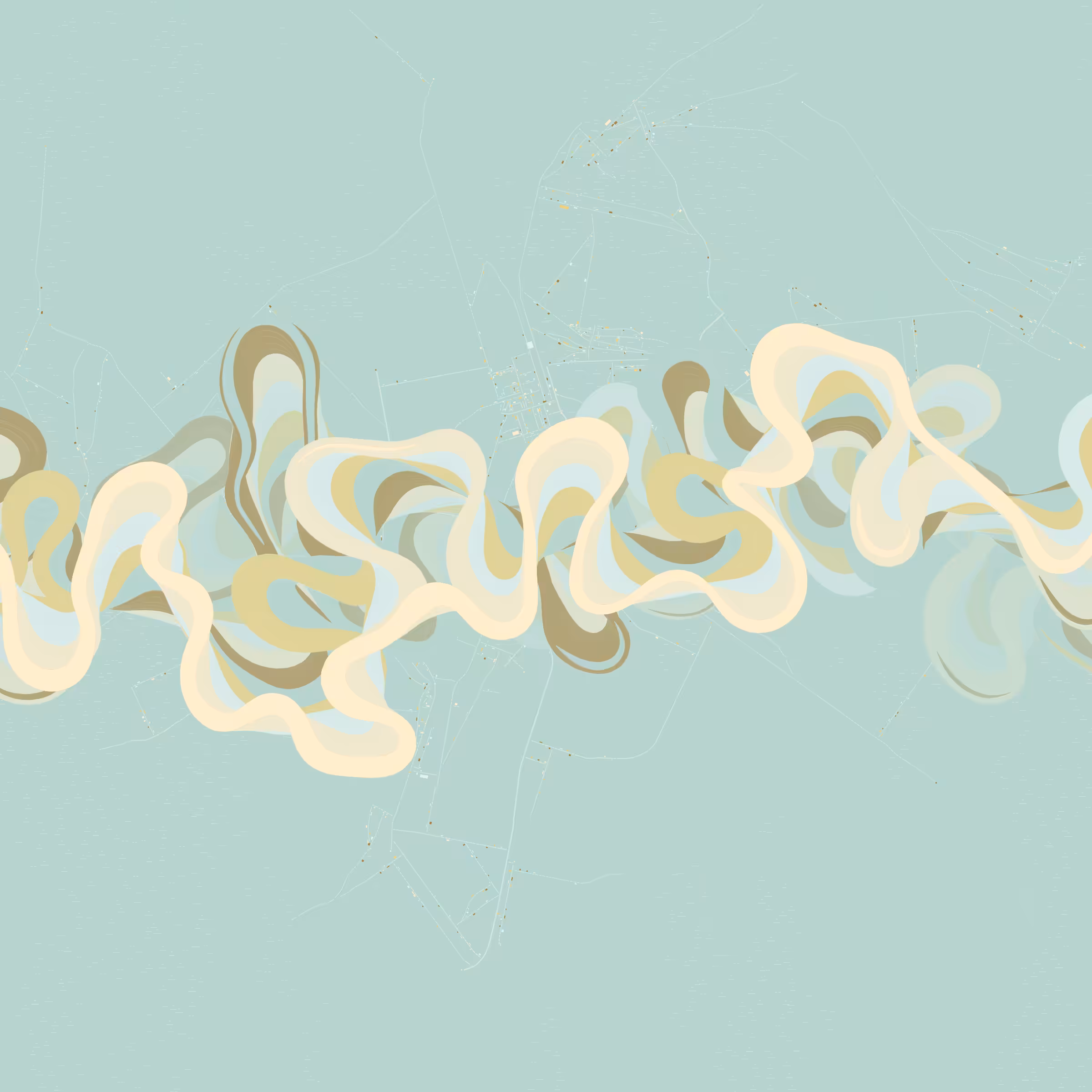 Ancient Courses of Fictional Rivers #587