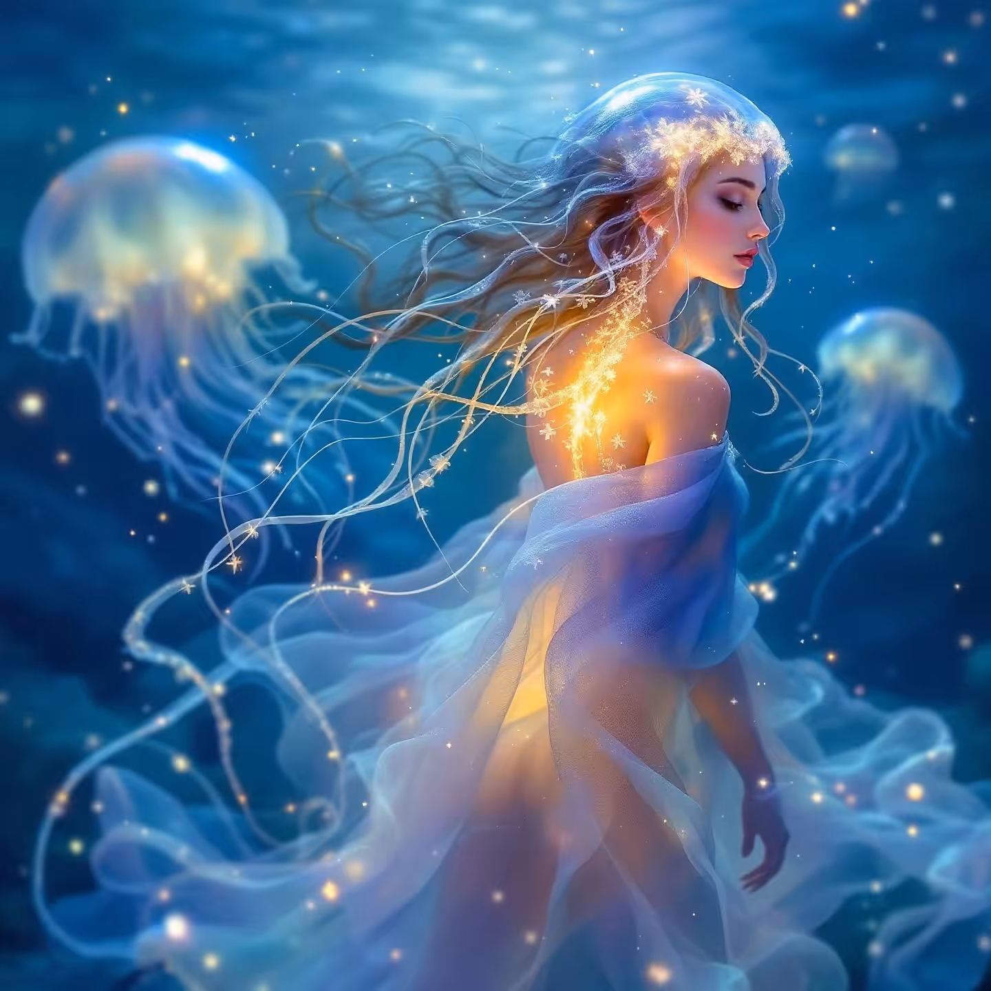 Its glowing girl